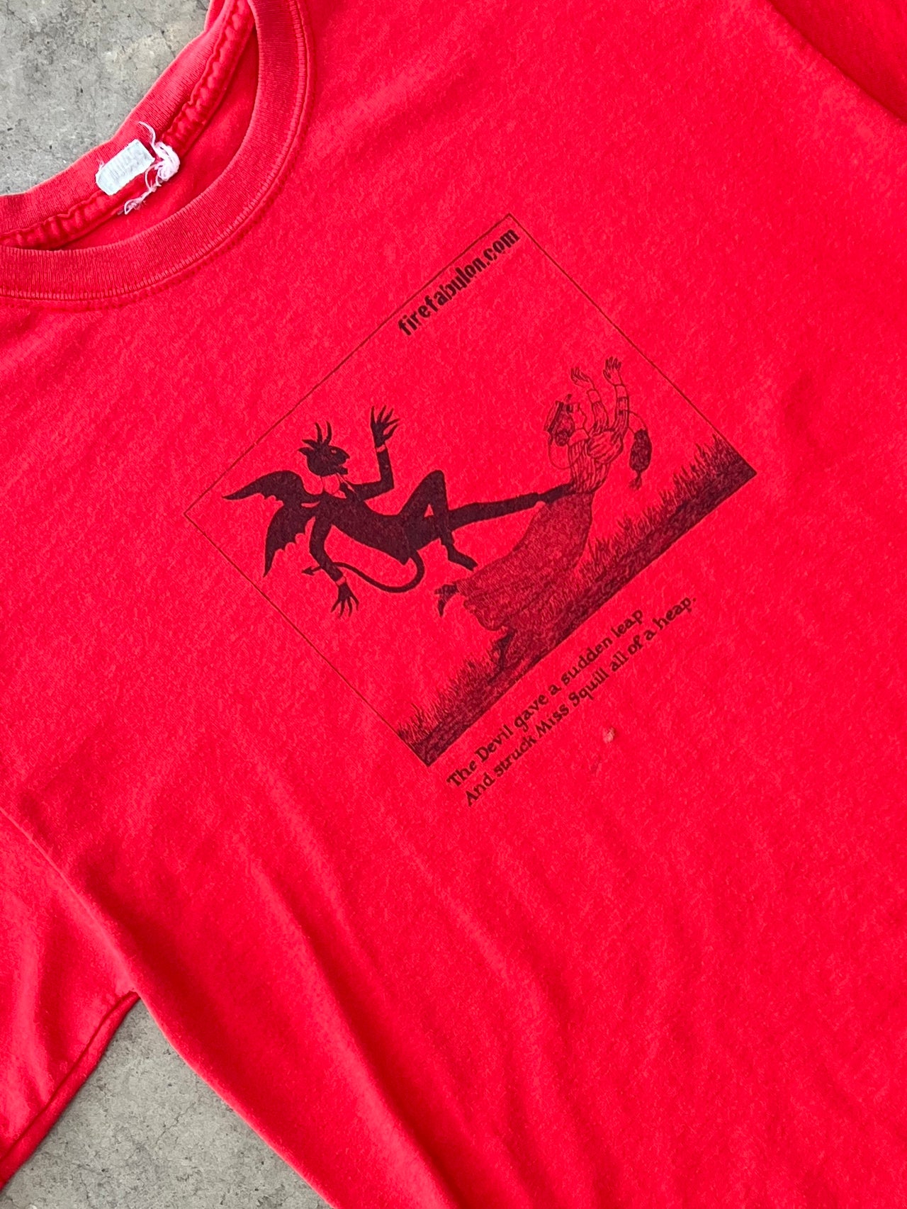 Fire Fabulon Devil Leap Flame Graphic Tee