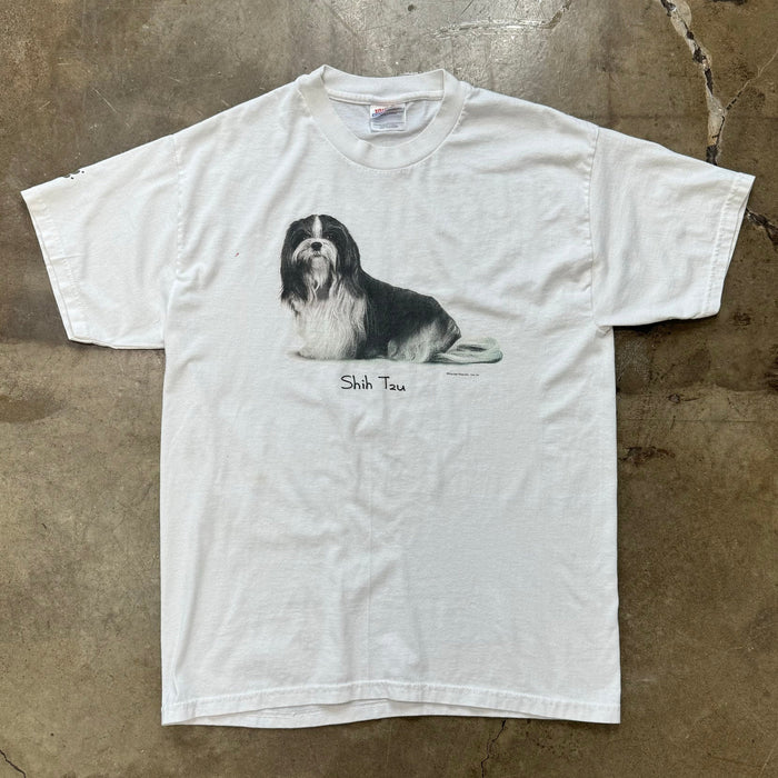 Vintage Shih Tzu Dog Tee Medium