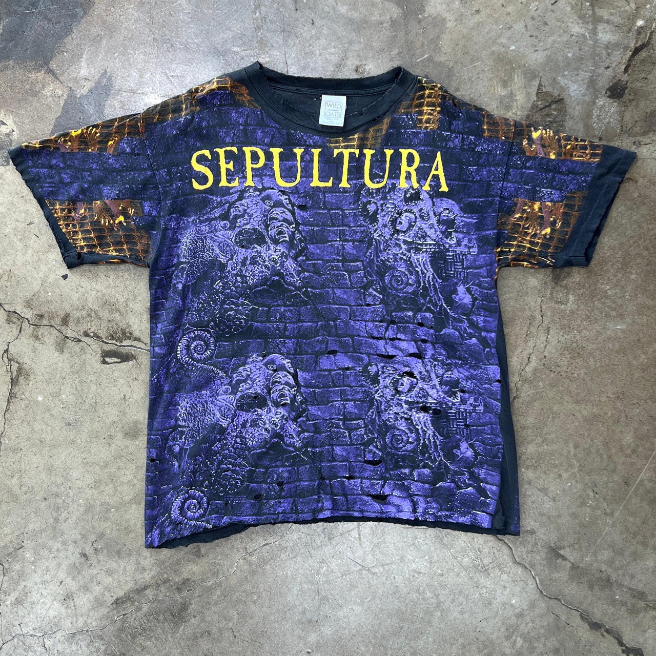 AOP 1993 Sepultura Chaos Thrashed Tee