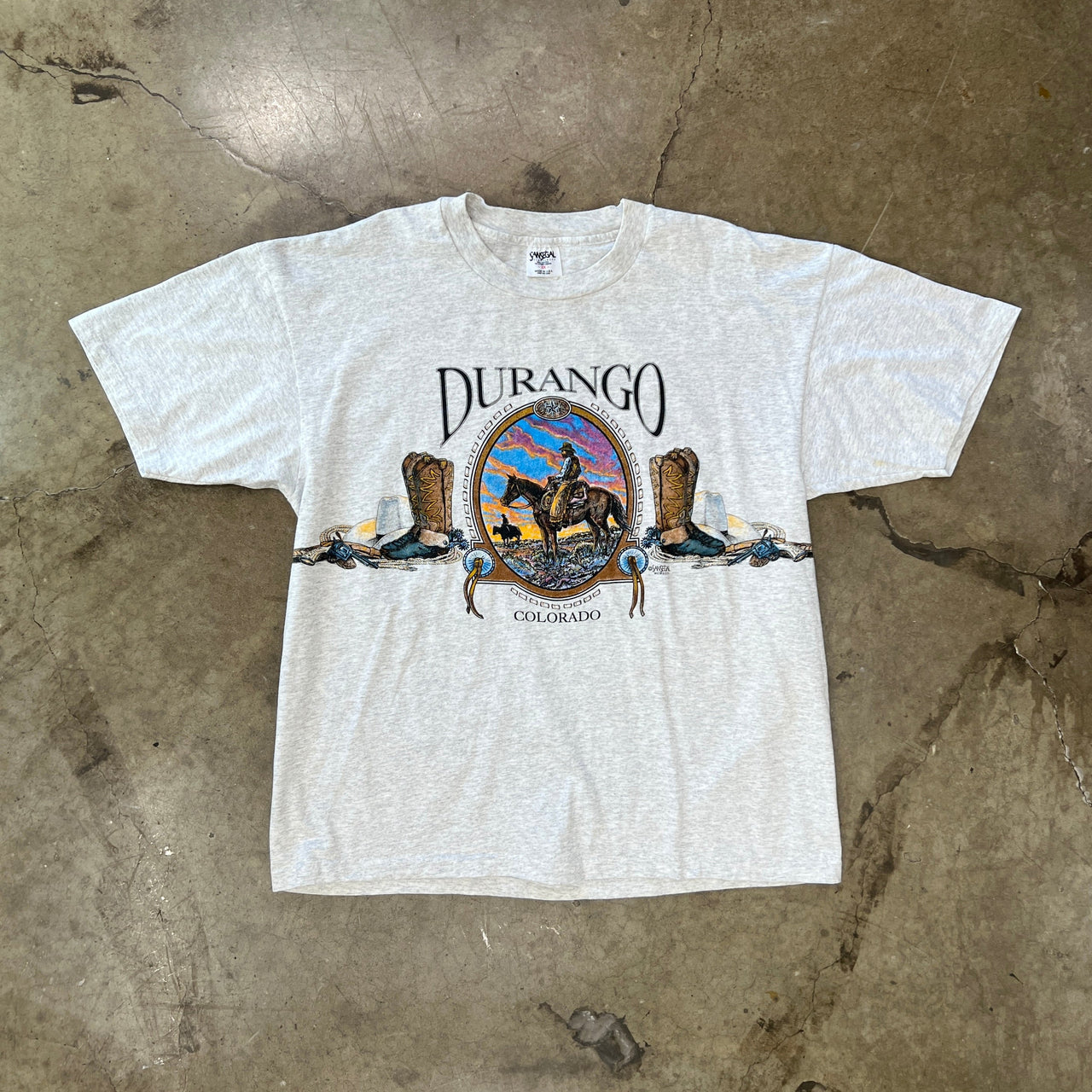 Durango Western Horses Cowboy Boots Tee