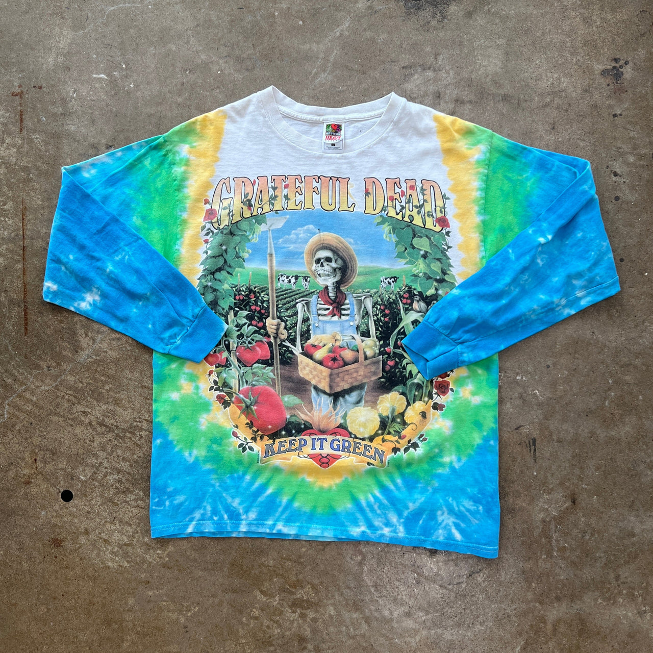 1998 Grateful Dead Keep It Green Let It Grow Raddish LS Tee