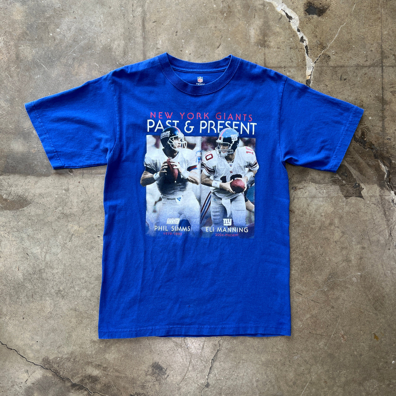 NFL New York Giants Phil Simms Eli Manning Tee