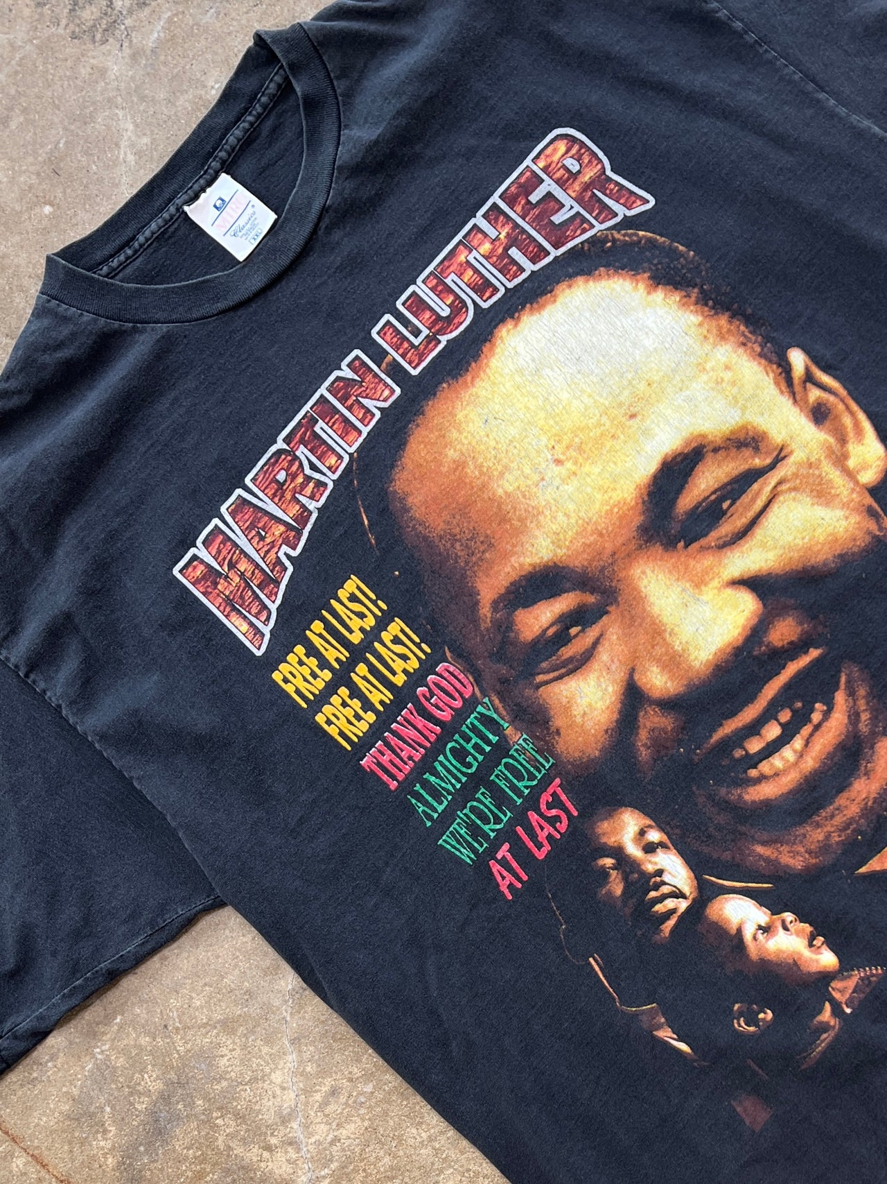 90s Martin Luther King MLK Rap Rememberance Tee