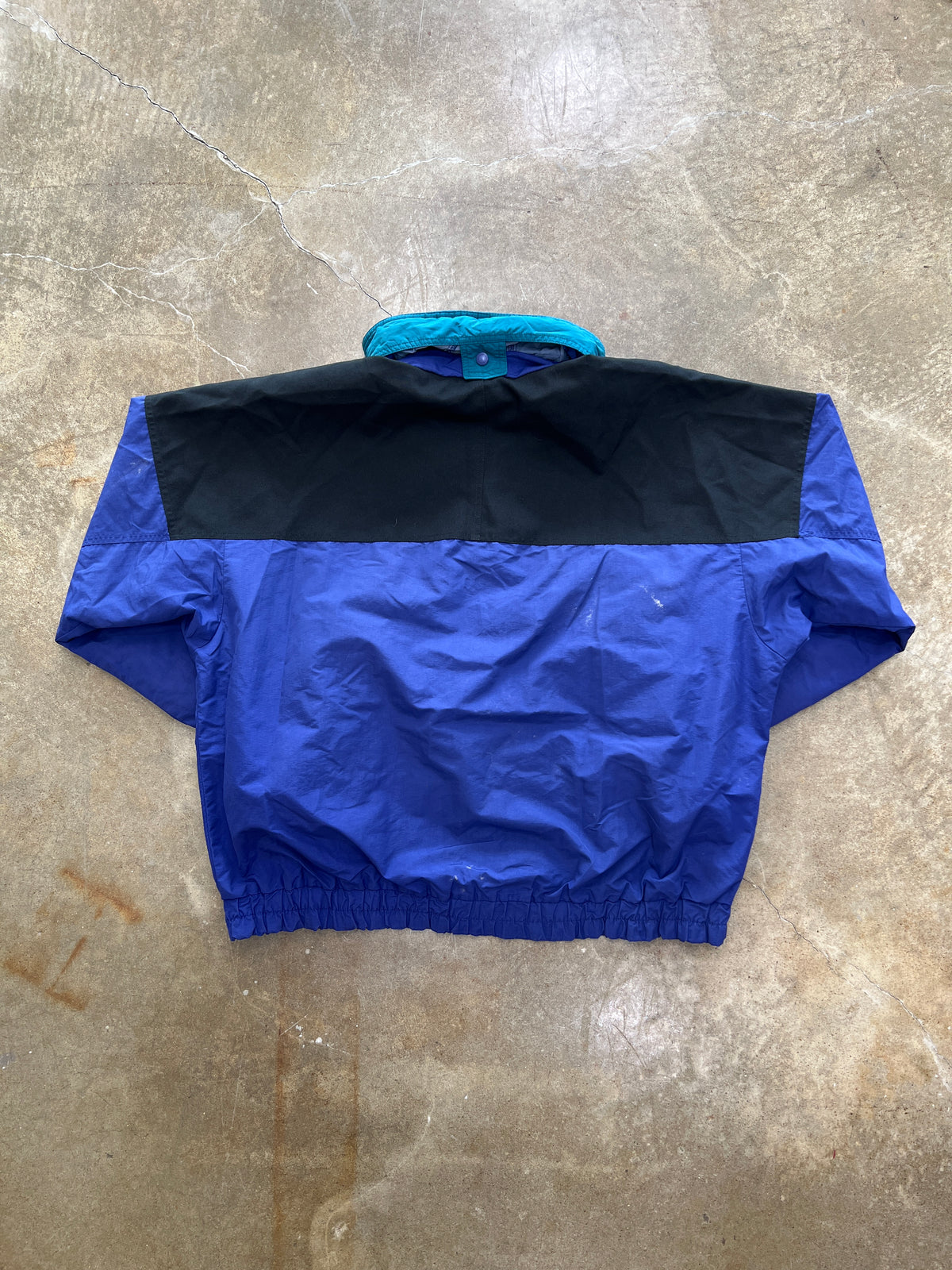 Columbia Colorblock Heavy Windbreaker Jacket XL