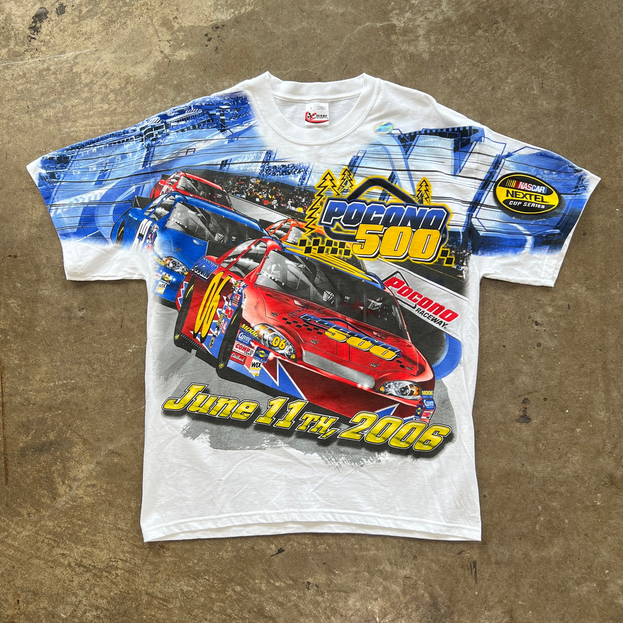 AOP NASCAR 2006 Pocono 500 Nextel Chase Authentics Tee