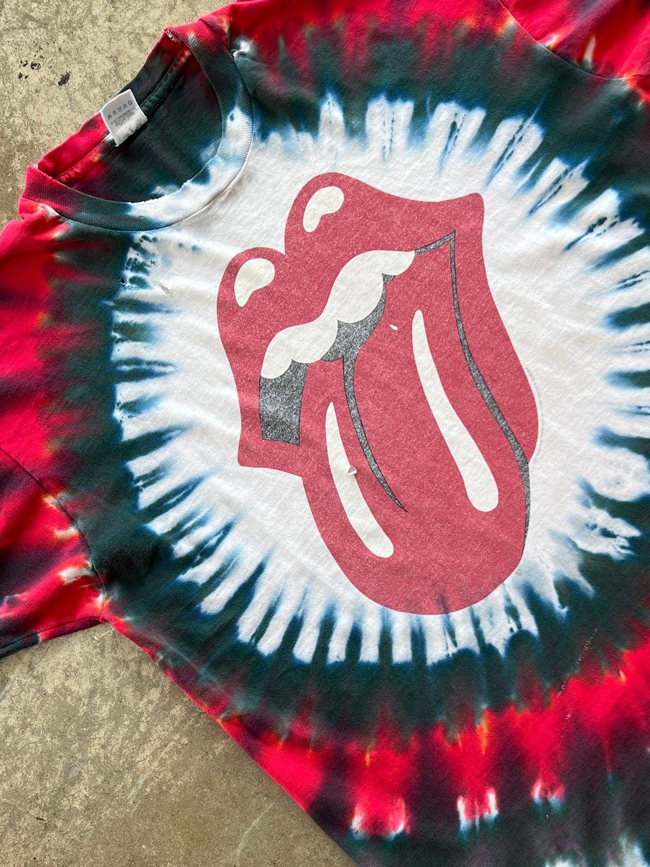 1994 Rolling Stone Tie Dye Single Stitch Distressed Tee