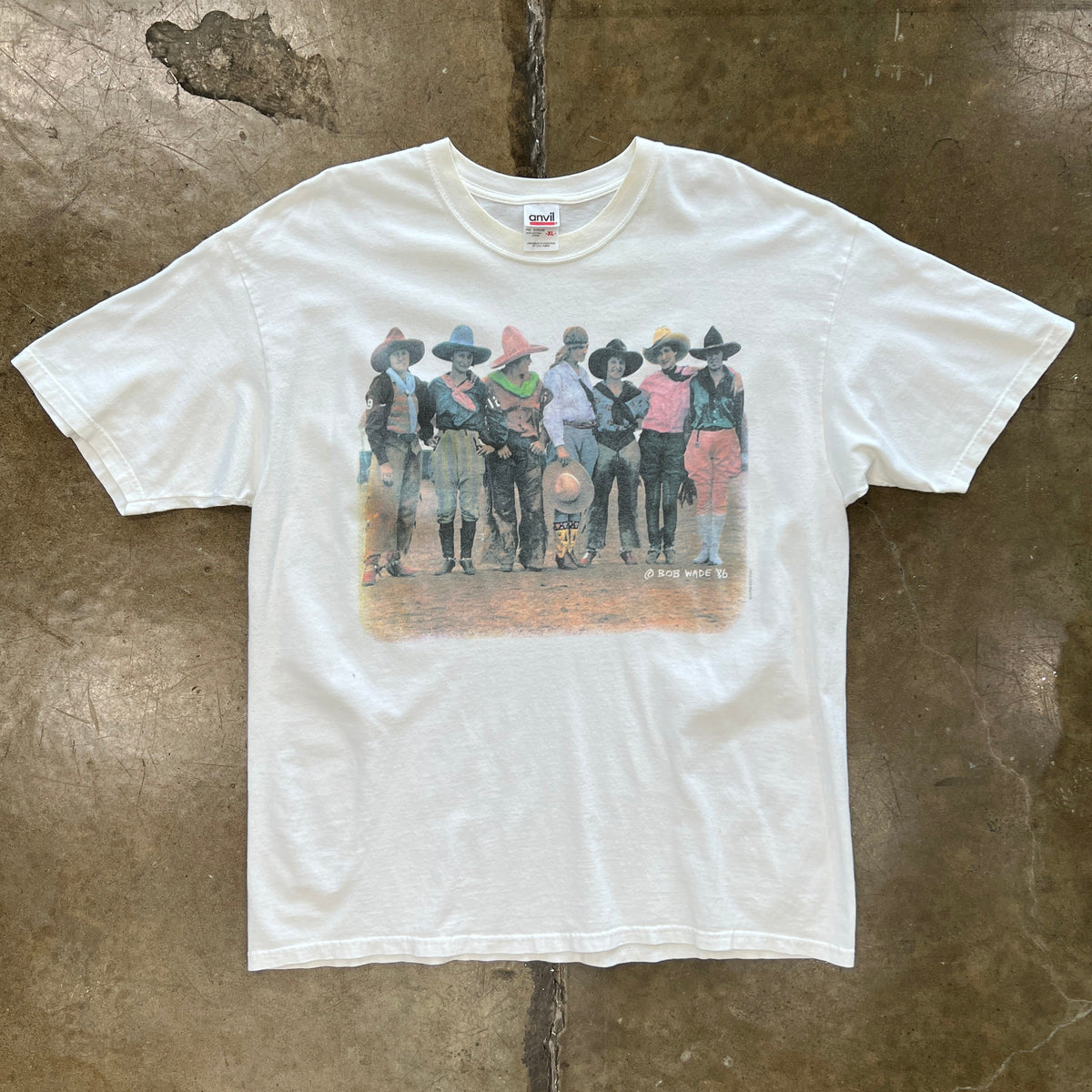 90s White Man Can't Jump Woody Harrelson Bob Wade Cowgirls Tee