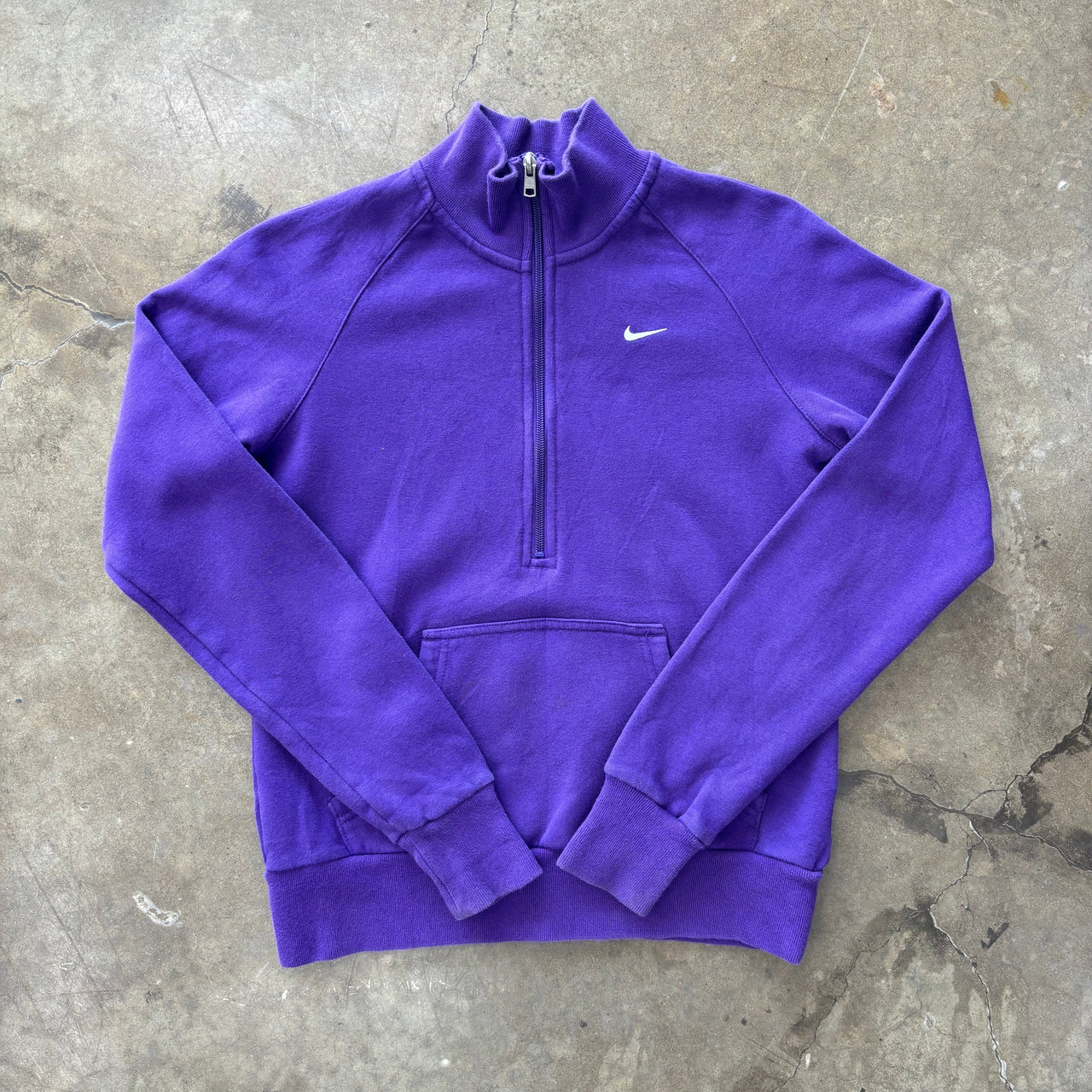 Nike Quarter-Zip Pocket Purple Jacket