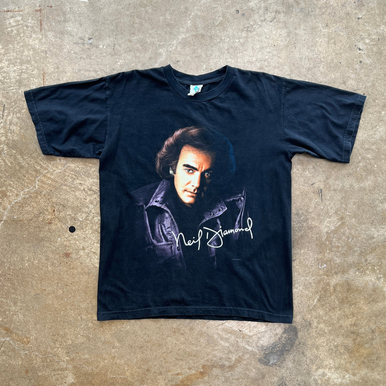 1996 Neil Diamond The Champs Tag Big Face Tee