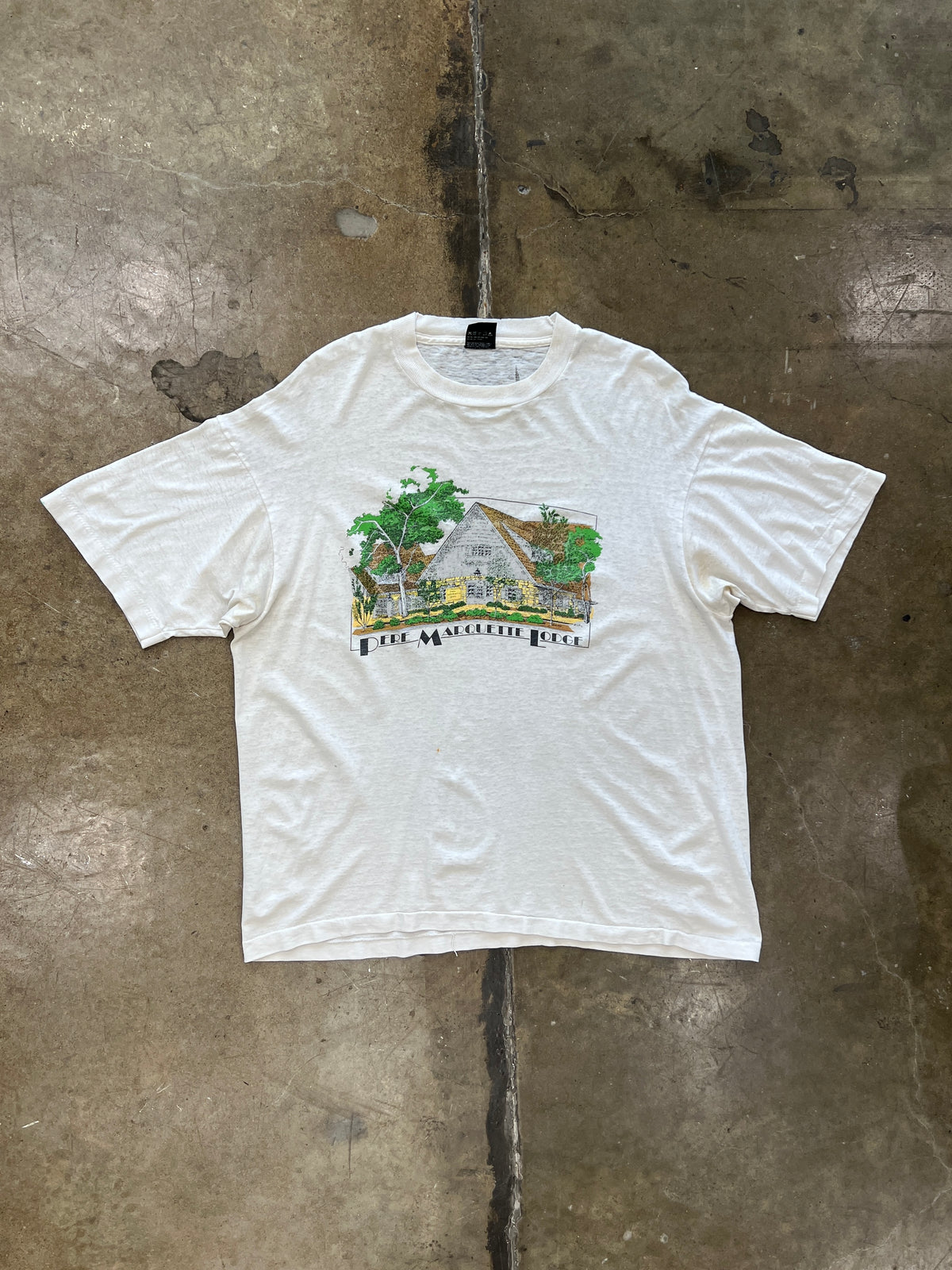 90s Pere Marque Lodge Art Drawing Tee
