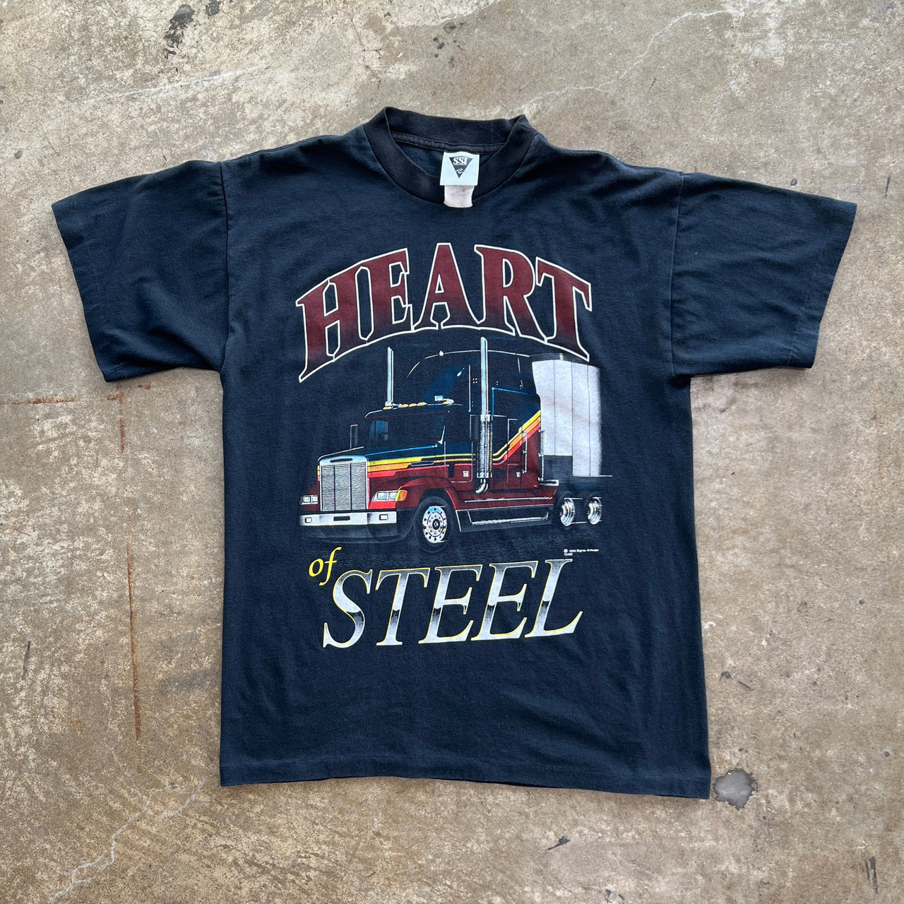 1993 Heart of Steel Trucker Single Stitch Tee