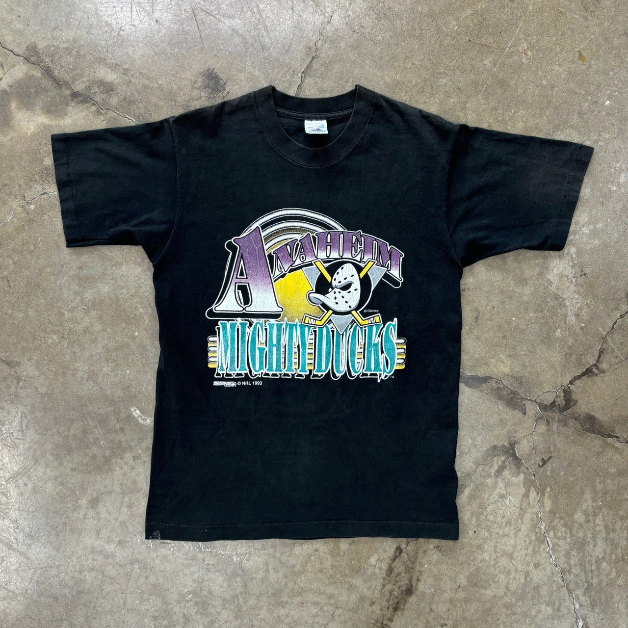 Disney NHL Mighty Ducks Anaheim Single Stitch Tee