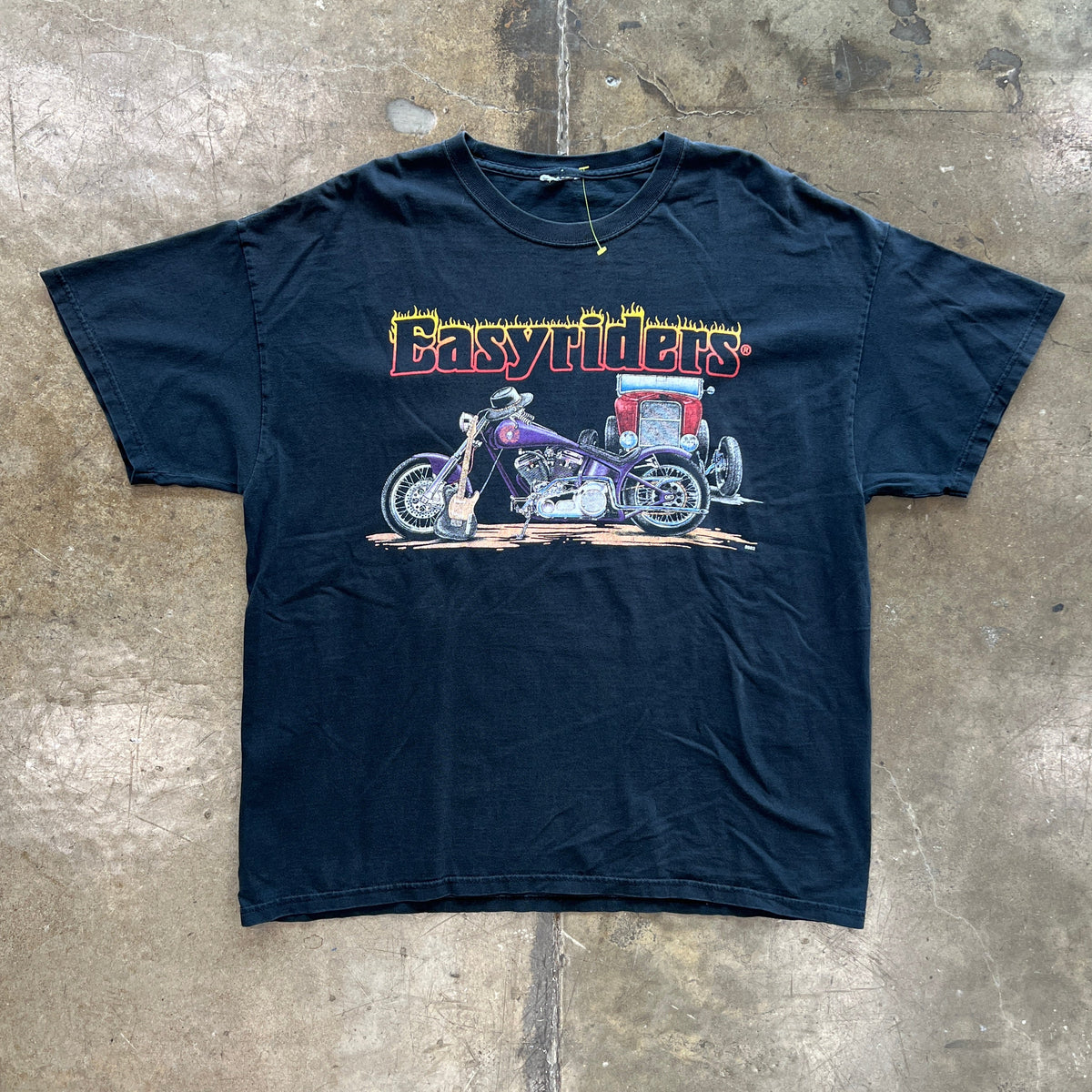 Easyriders Bike Show Flame Motorcycle Tee