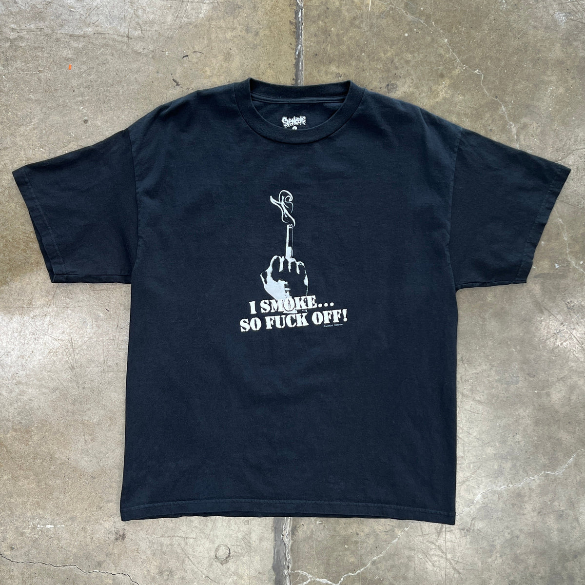 Spencer's I Smoke So F Off Middle Finger Tee