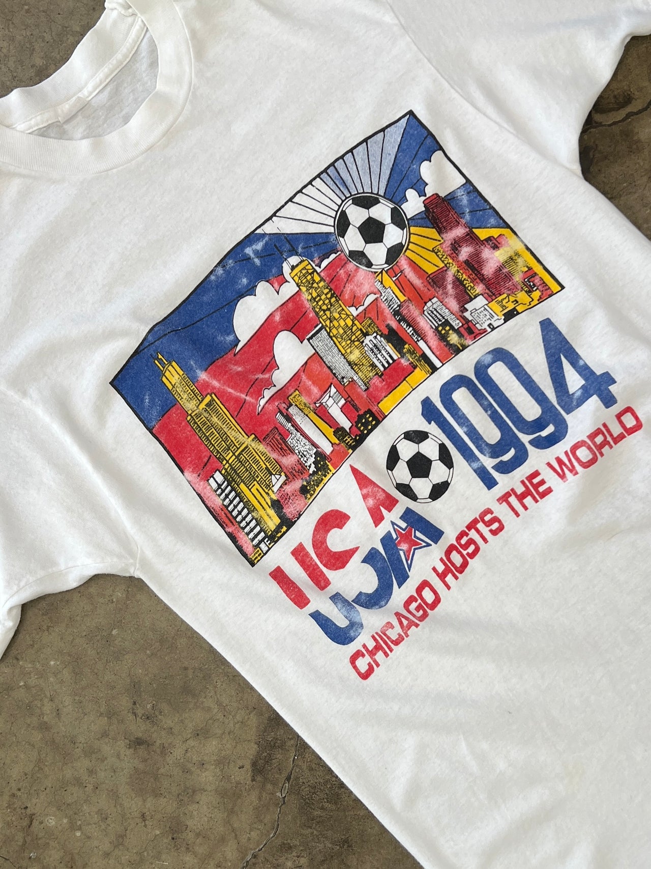1994 USA Soccer Chicago World Cup Tee