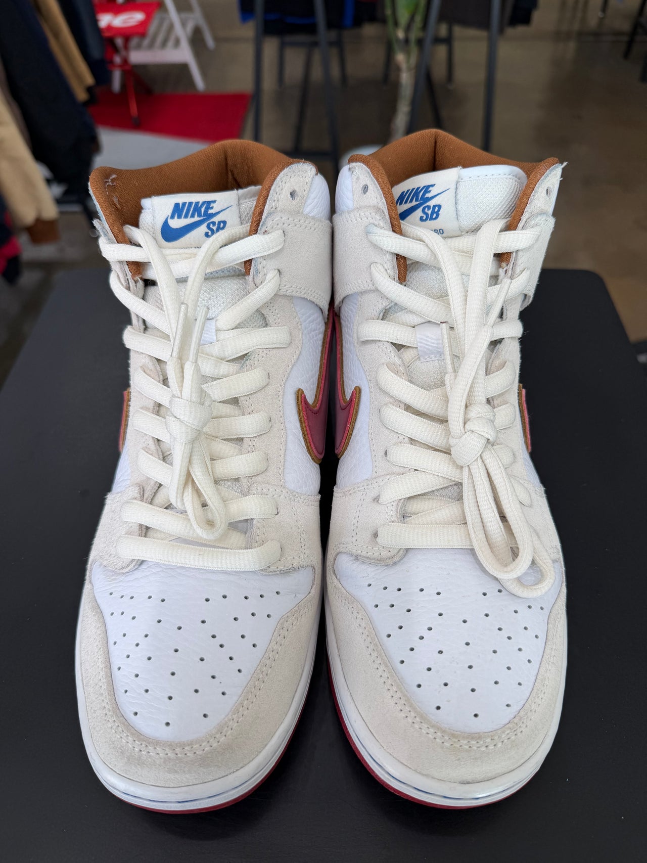 Nike SB Dunk High Sail Bright Crimson (2020)