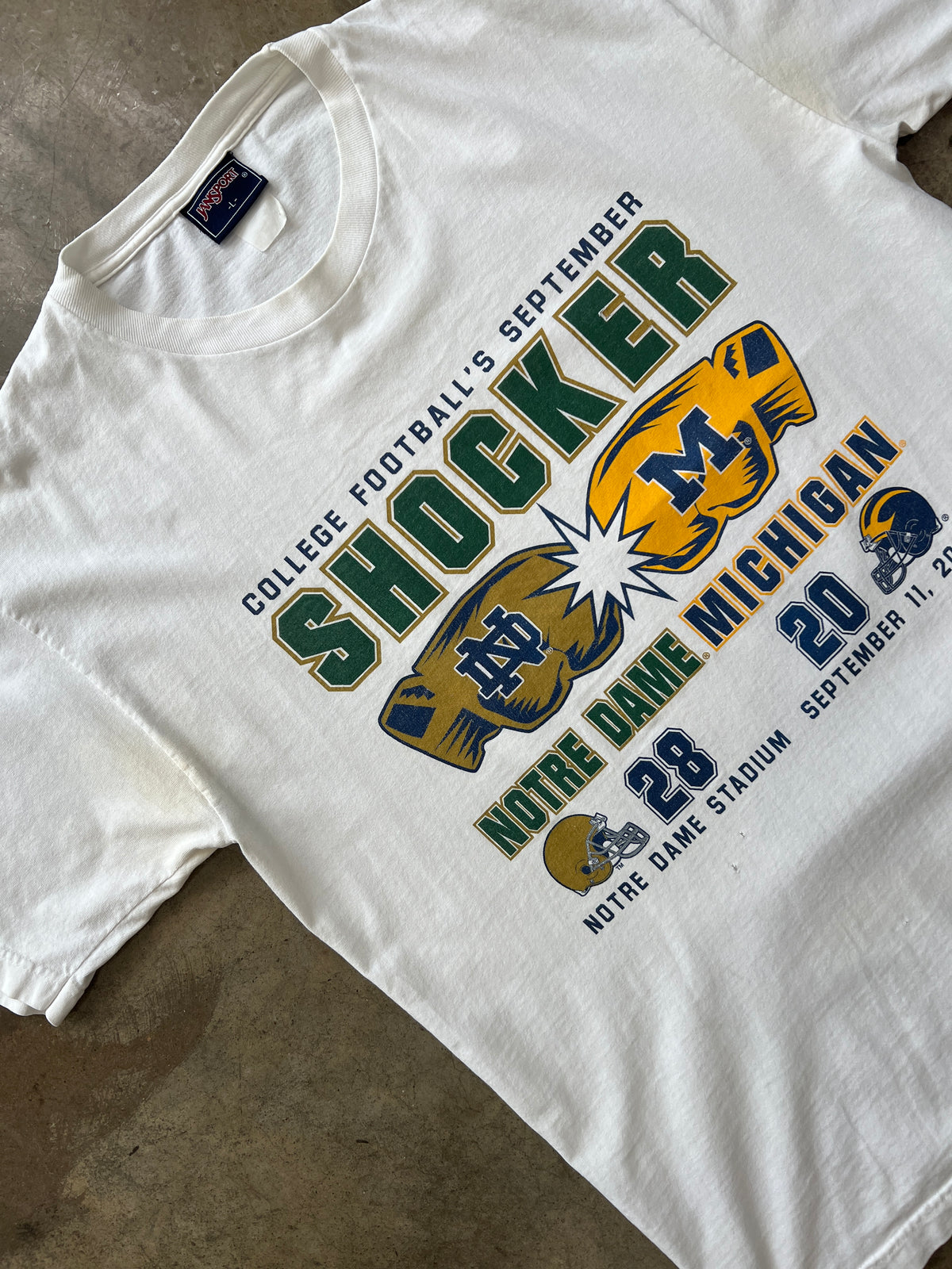 Notre Dame vs. Michigan Football Tee