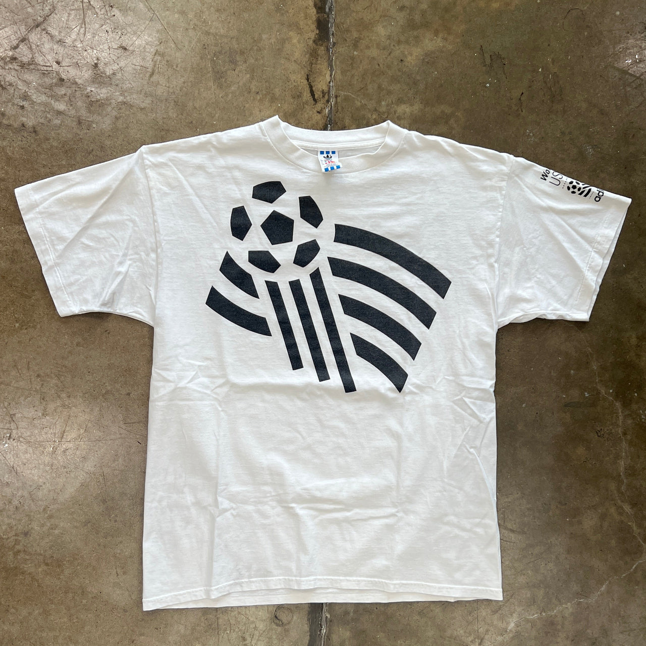 1994 World Cup USA Rose Bowl Volunteer Adidas Soccer Tee