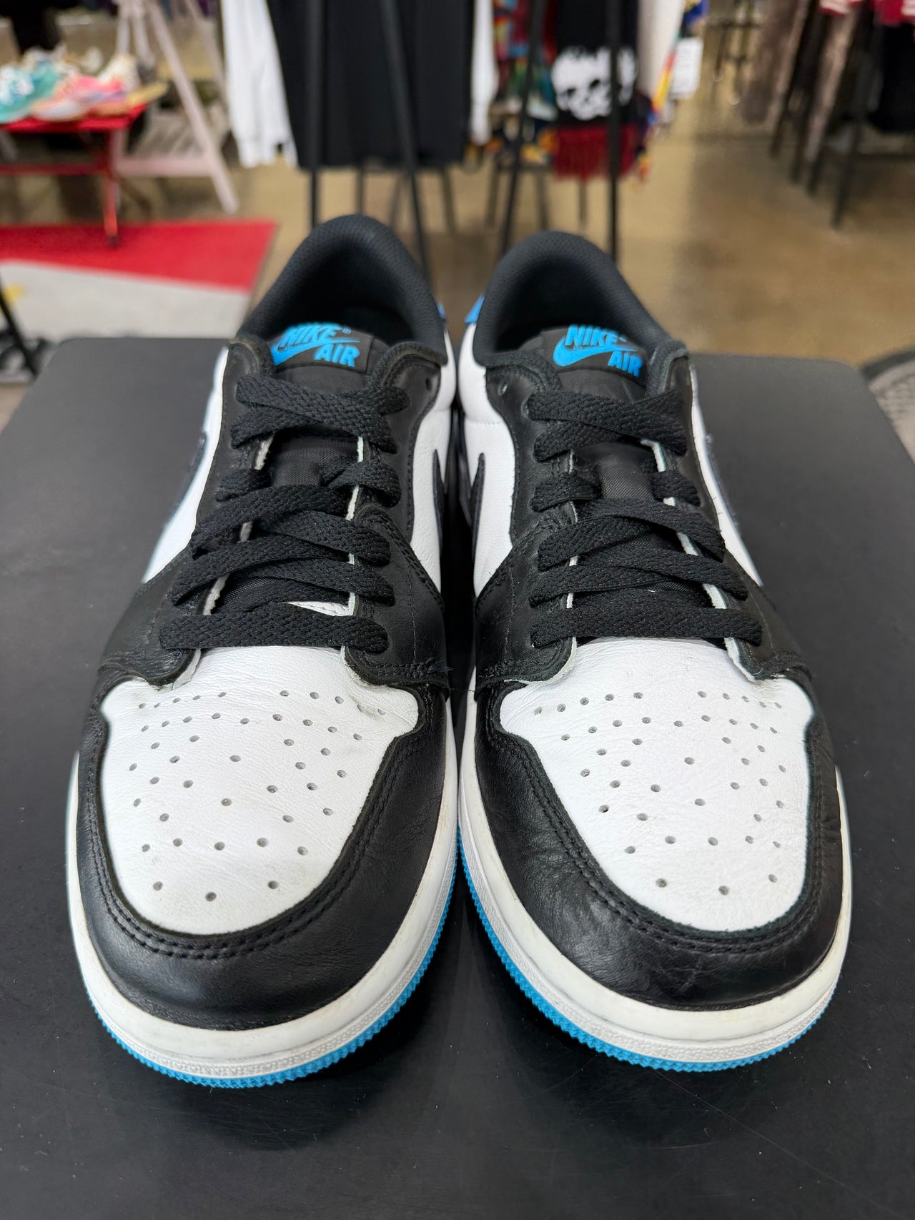 Jordan 1 Low Black Dark Powder Blue (2022)