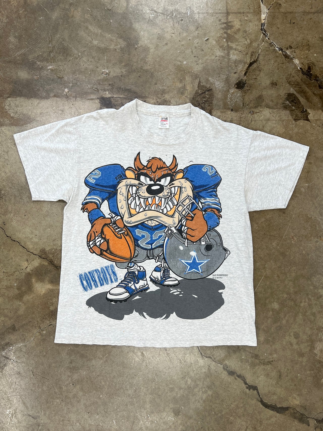 1994 Looney Tunes Dallas Cowboys Tee