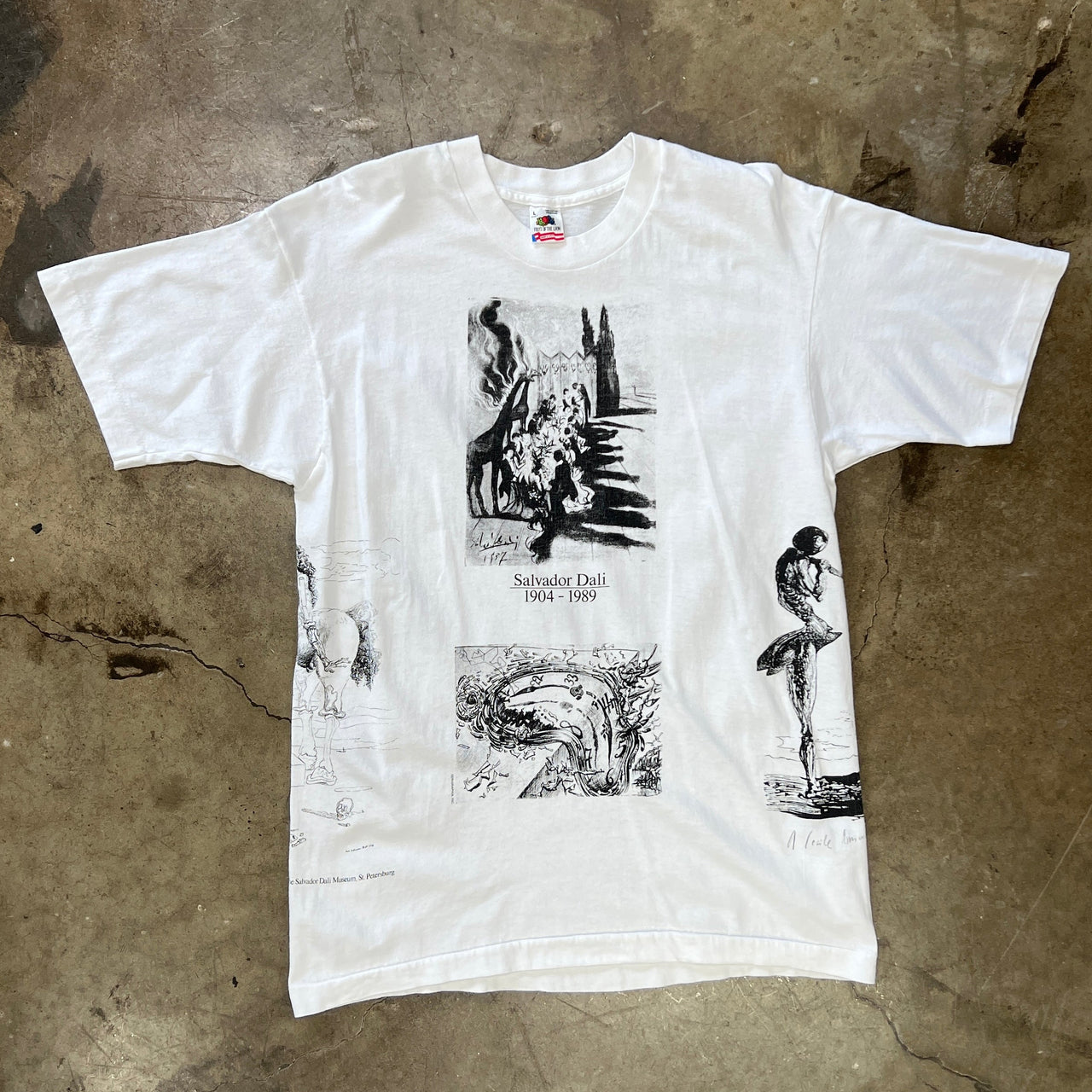 Old Age Adolescence Infancy Three Ages Salvador Dali Art Tee