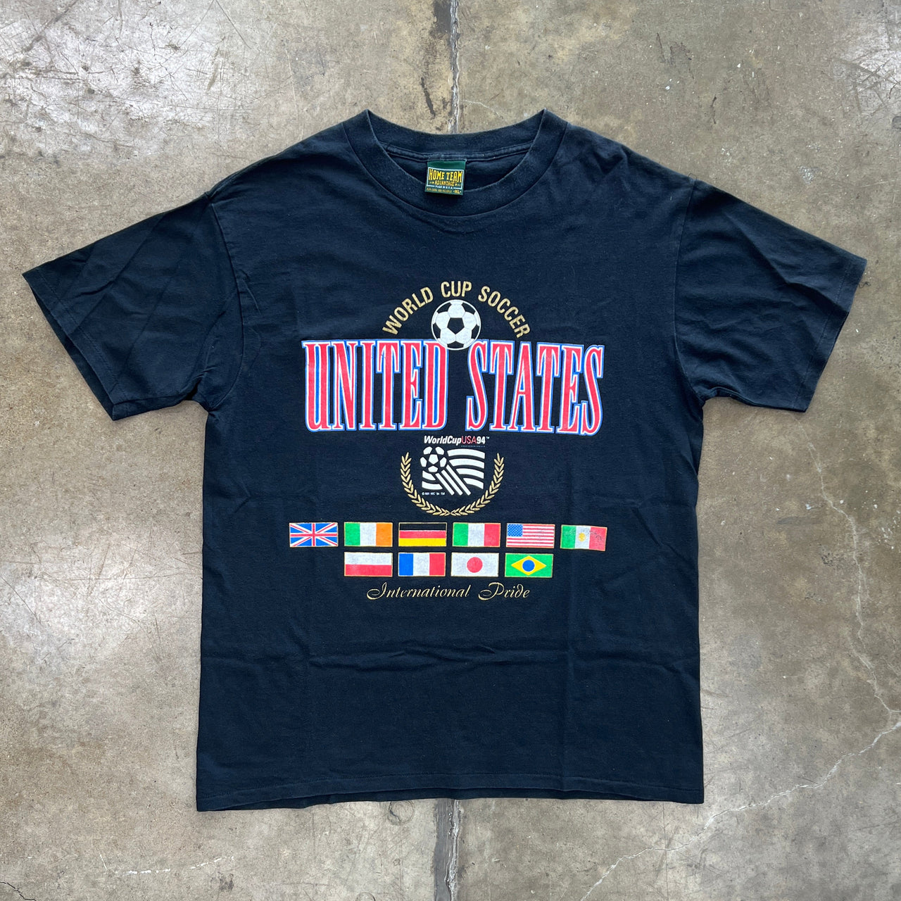 1994 USA World Cup International Pride Flag Soccer Tee