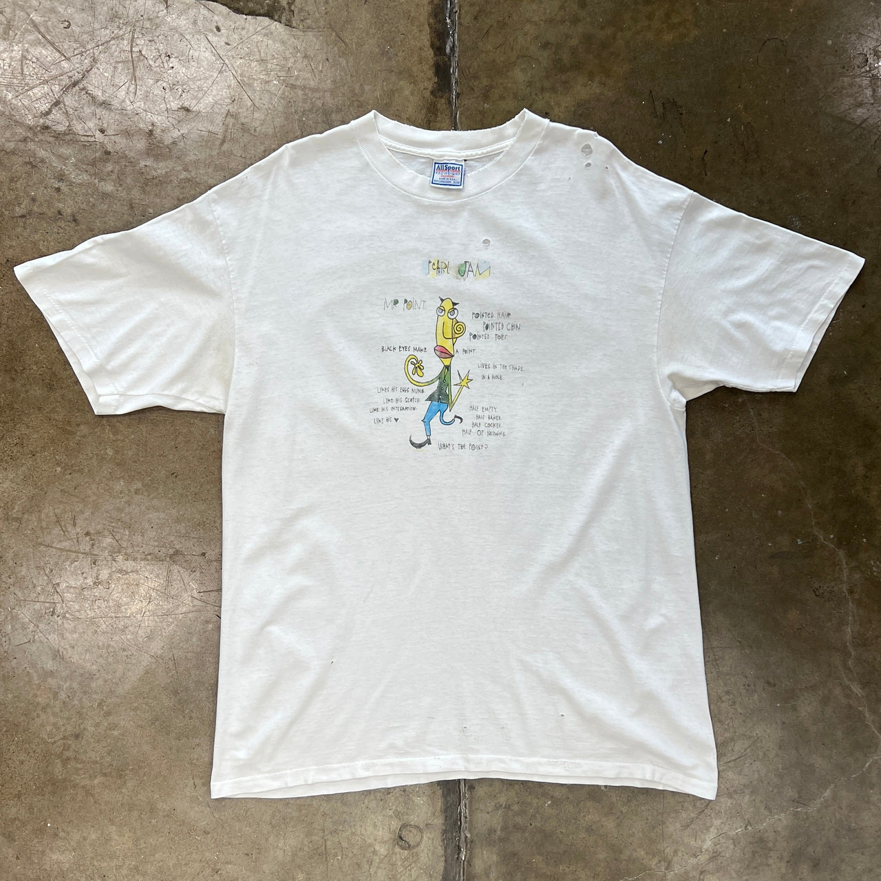 90s Pearl Jam The Point Mr. Point Band Tee