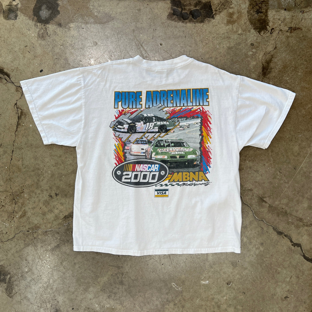 2000 NASCAR MBNA Motorsports Pure Adrenline Tee