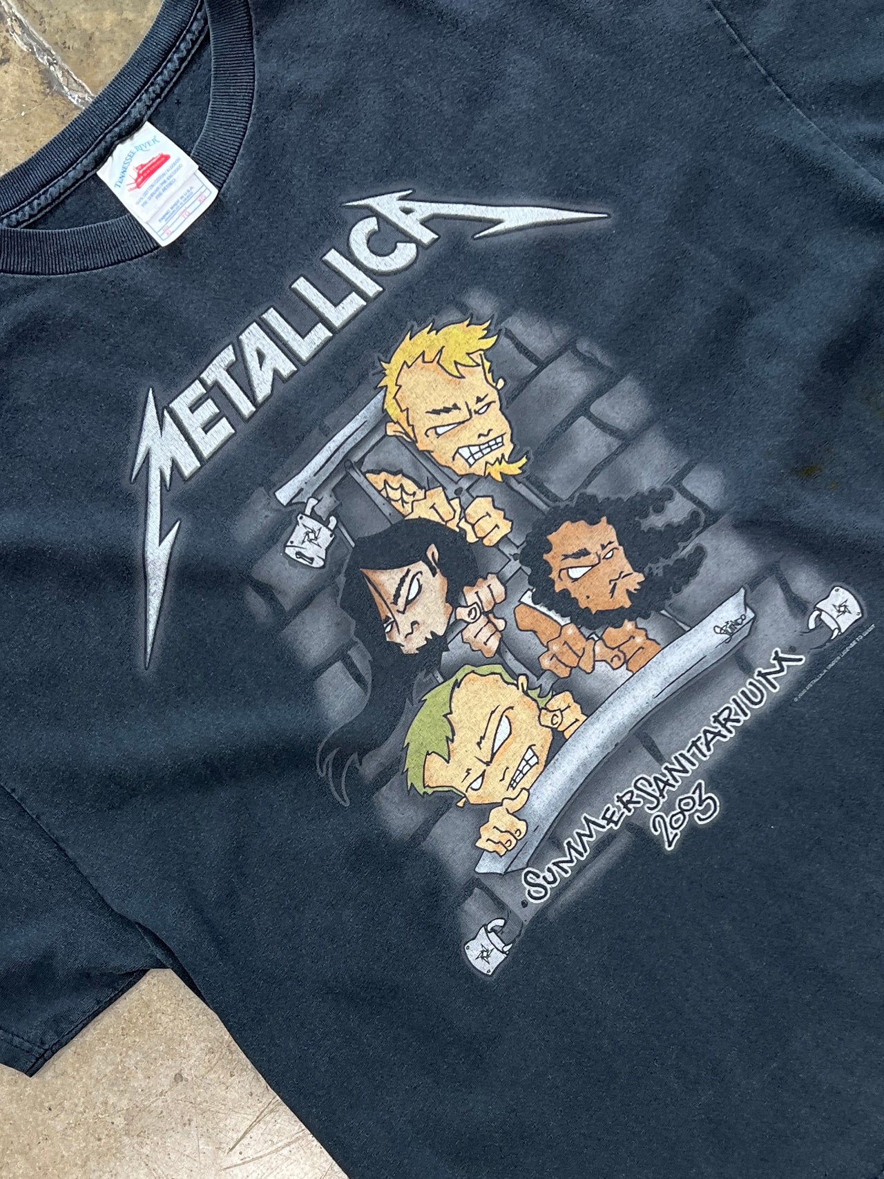 2003 Metallica Summer Sanitarium Tee