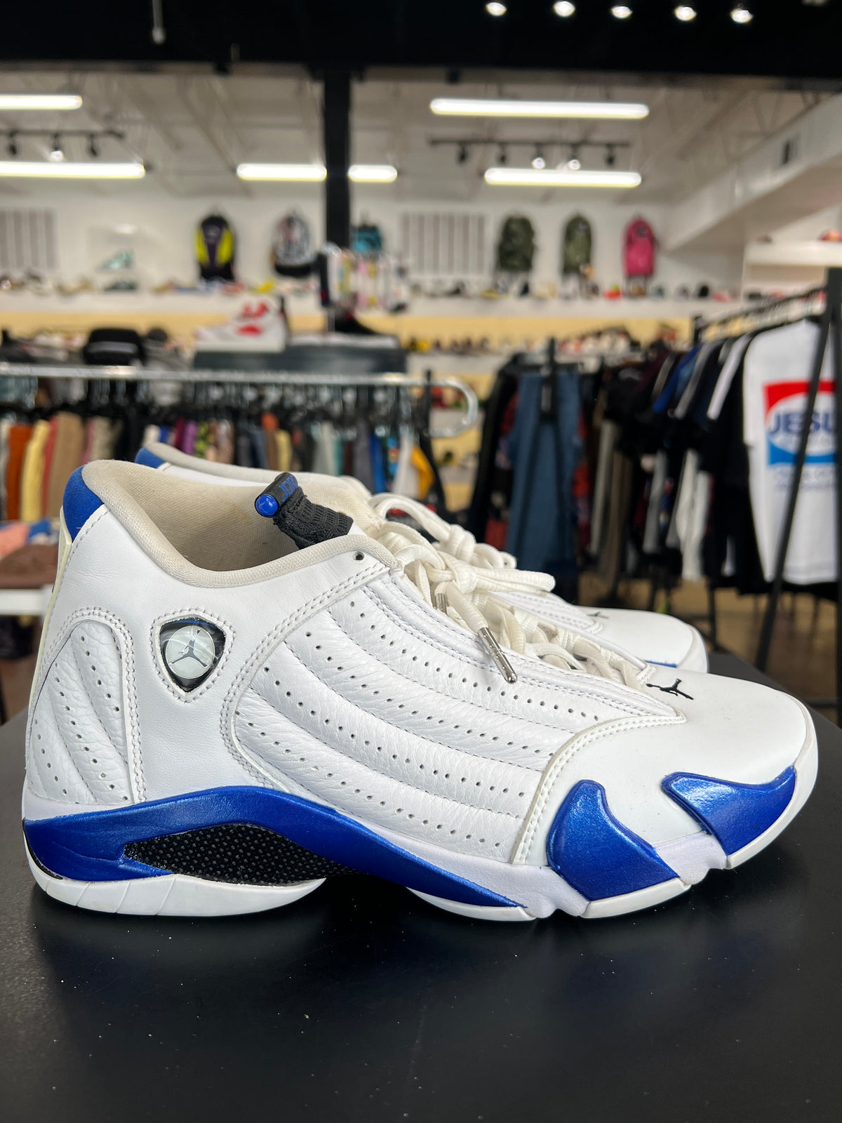 Air Jordan 14 White Hyper Royal