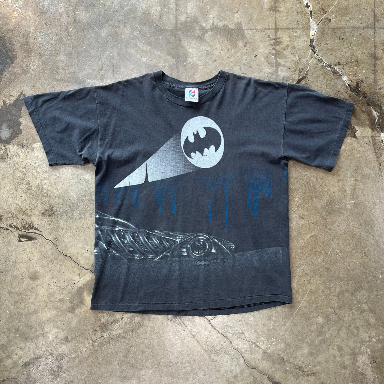 1995 Batman Forever Wraparound Batmobile Single Stitch Tee