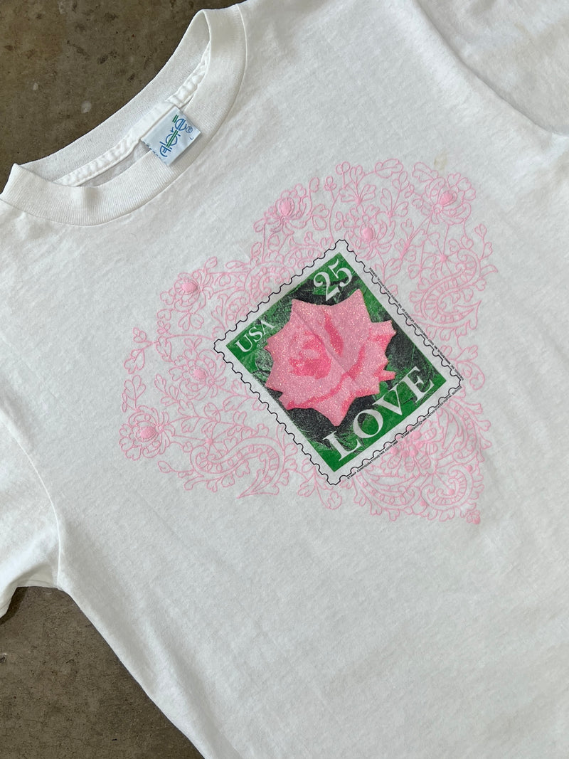 Love Rose Stamp ADCO Single Stitch Tee