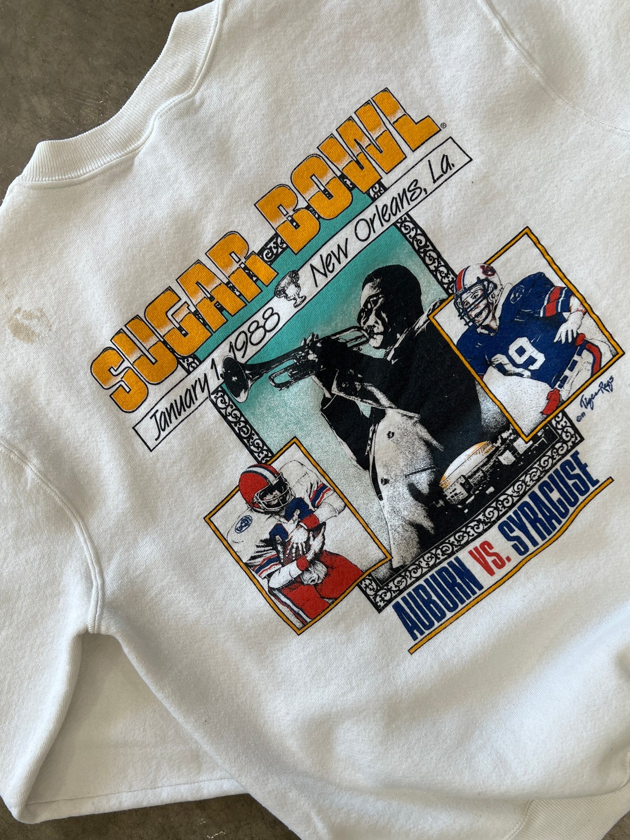 1988 Sugar Bowl Auburn vs. Syracuse Crewneck