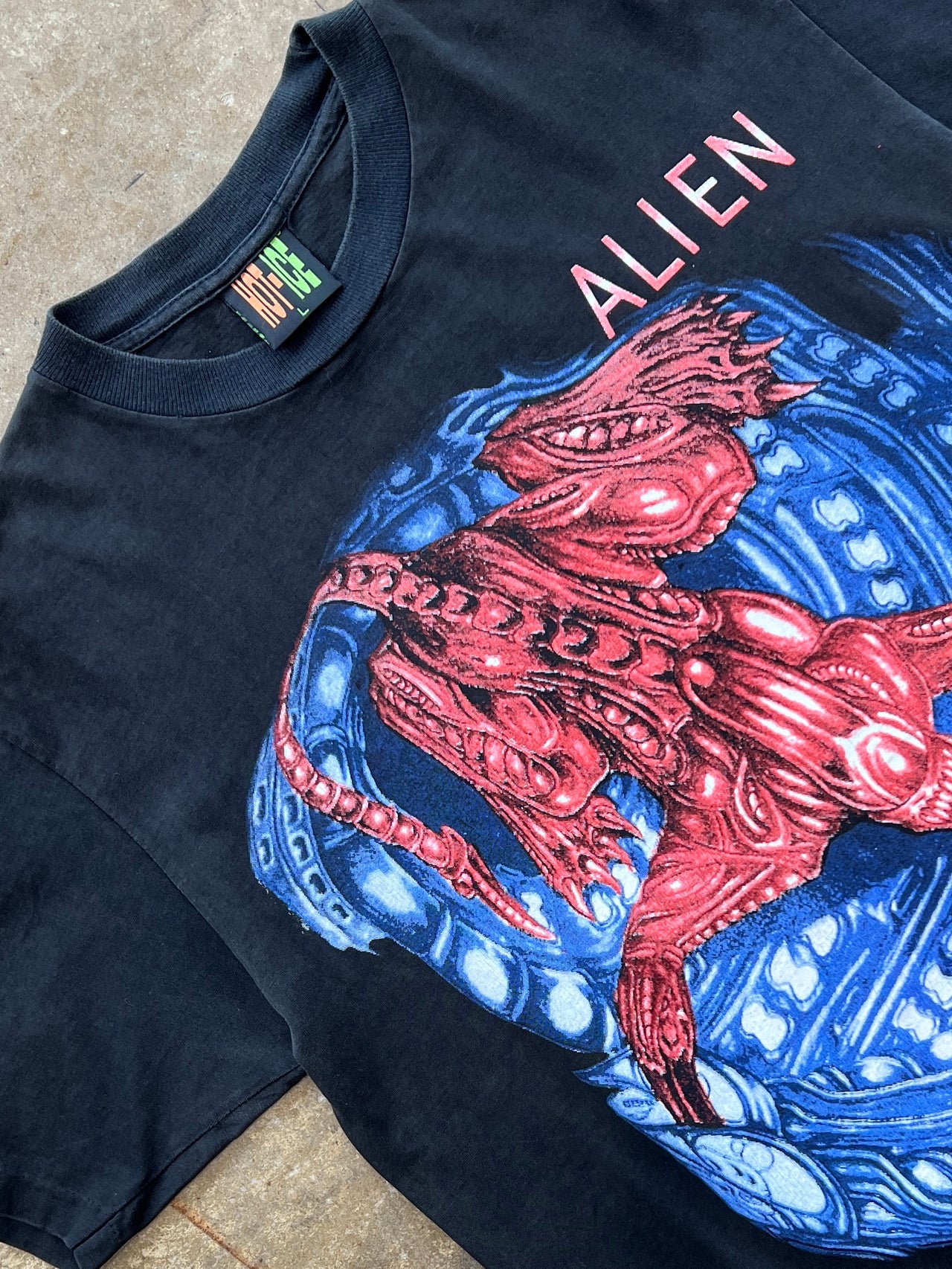 90s Alien Movie Promo Hot Ice Tag Tee