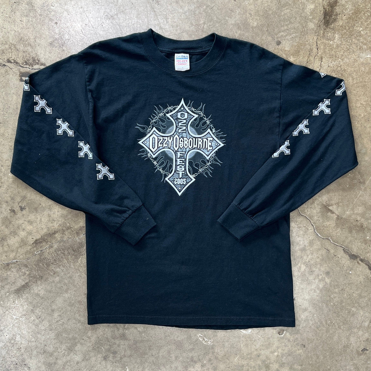 2005 Ozzy Osbourne Cross Flame Long Sleeve
