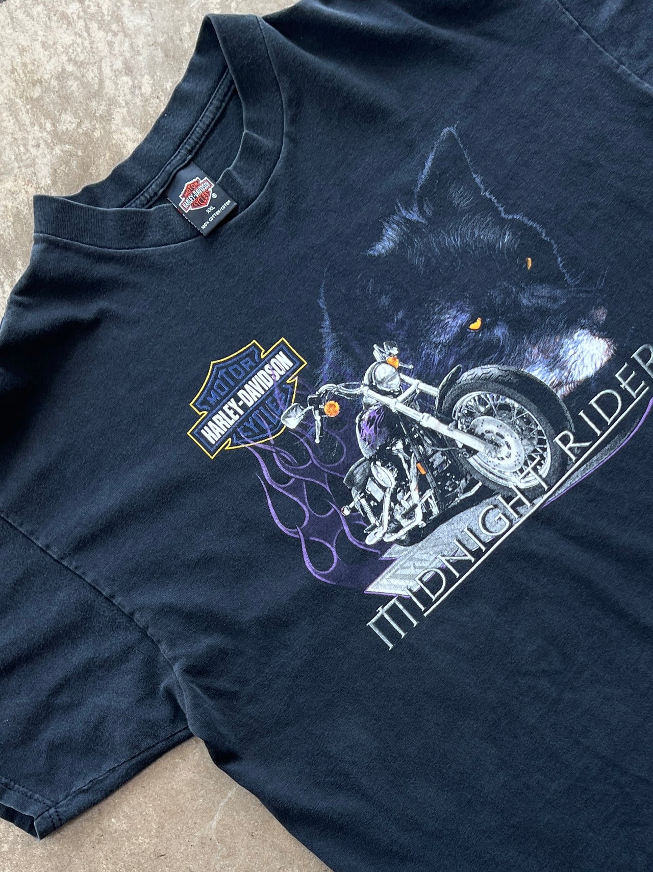 1999 Harley Davidson Midnight Rider Final Assembly Tee
