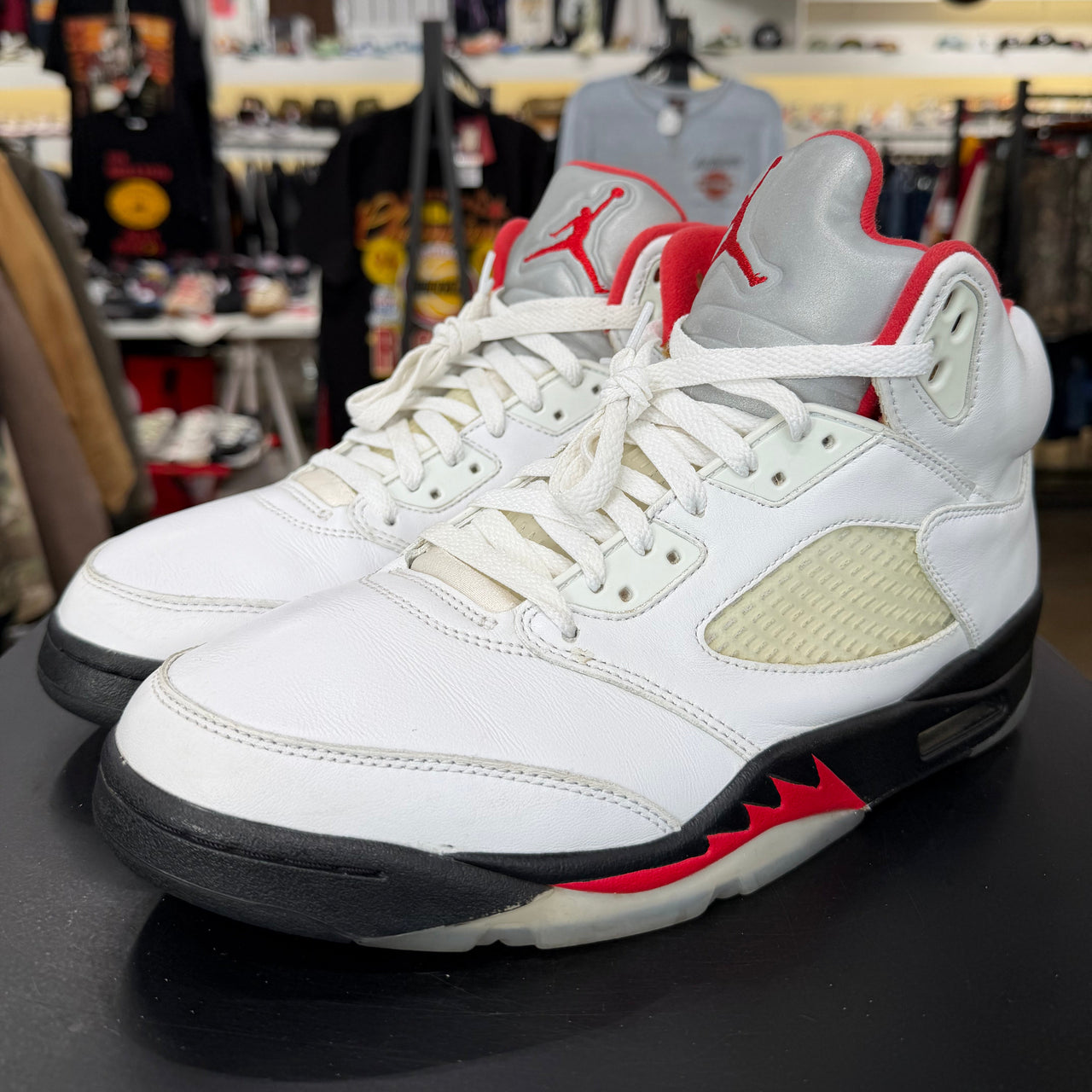 Air Jordan 5 Fire Red Silver Tongue (2020)