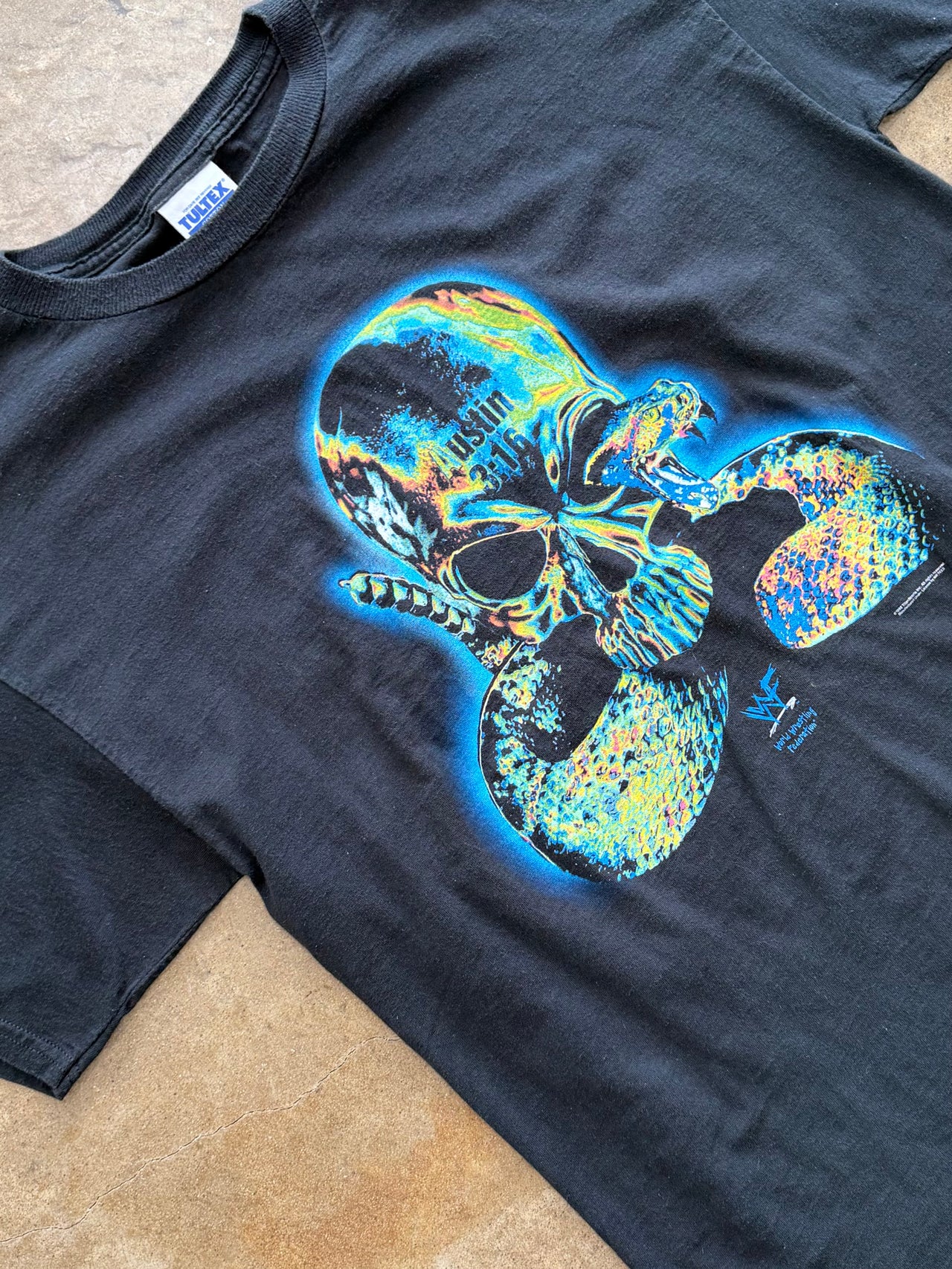 1998 WWF Stone Cold Steve Austin Snake Infrared Tee