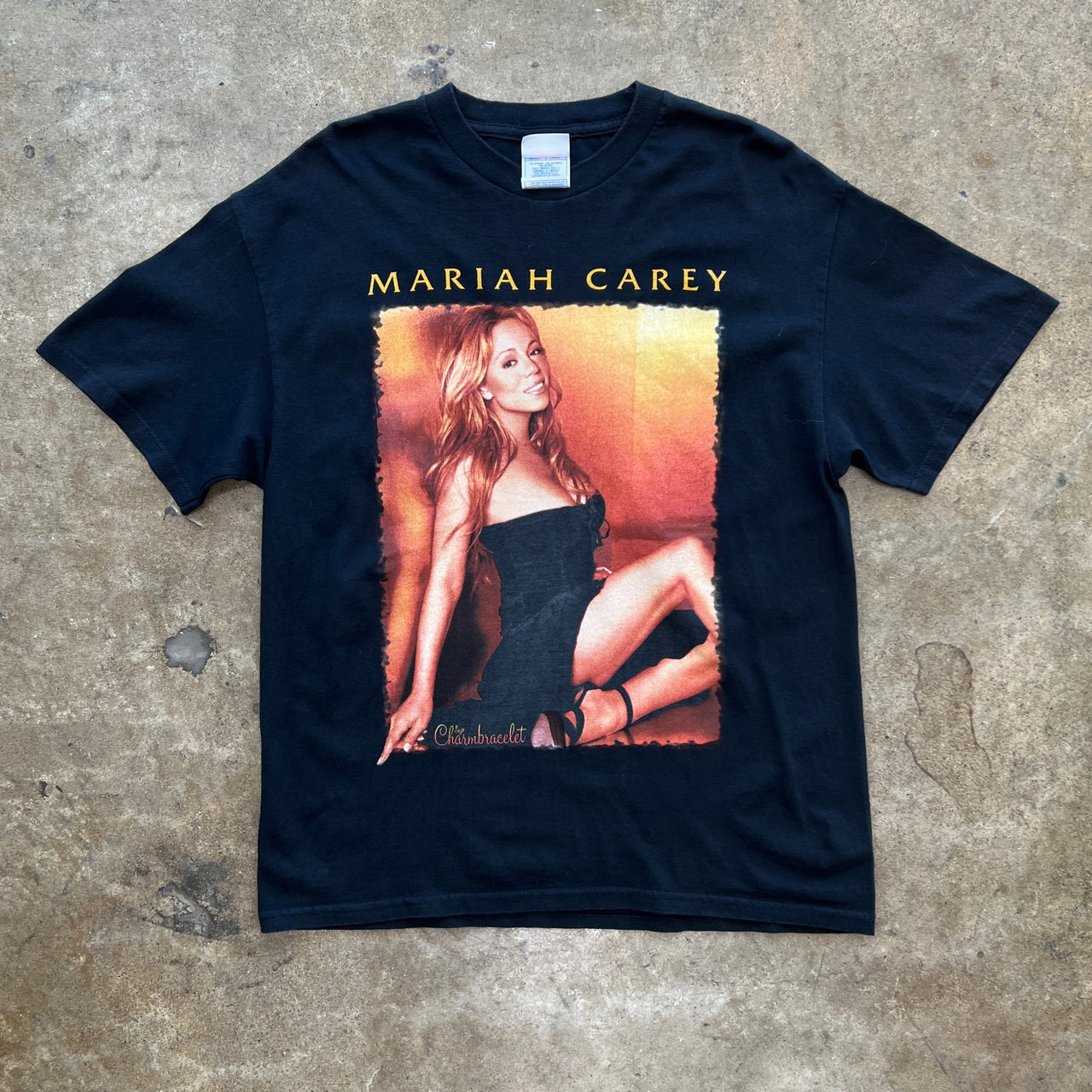 2003 Mariah Carey Charmbracelet Concert Artist Tee