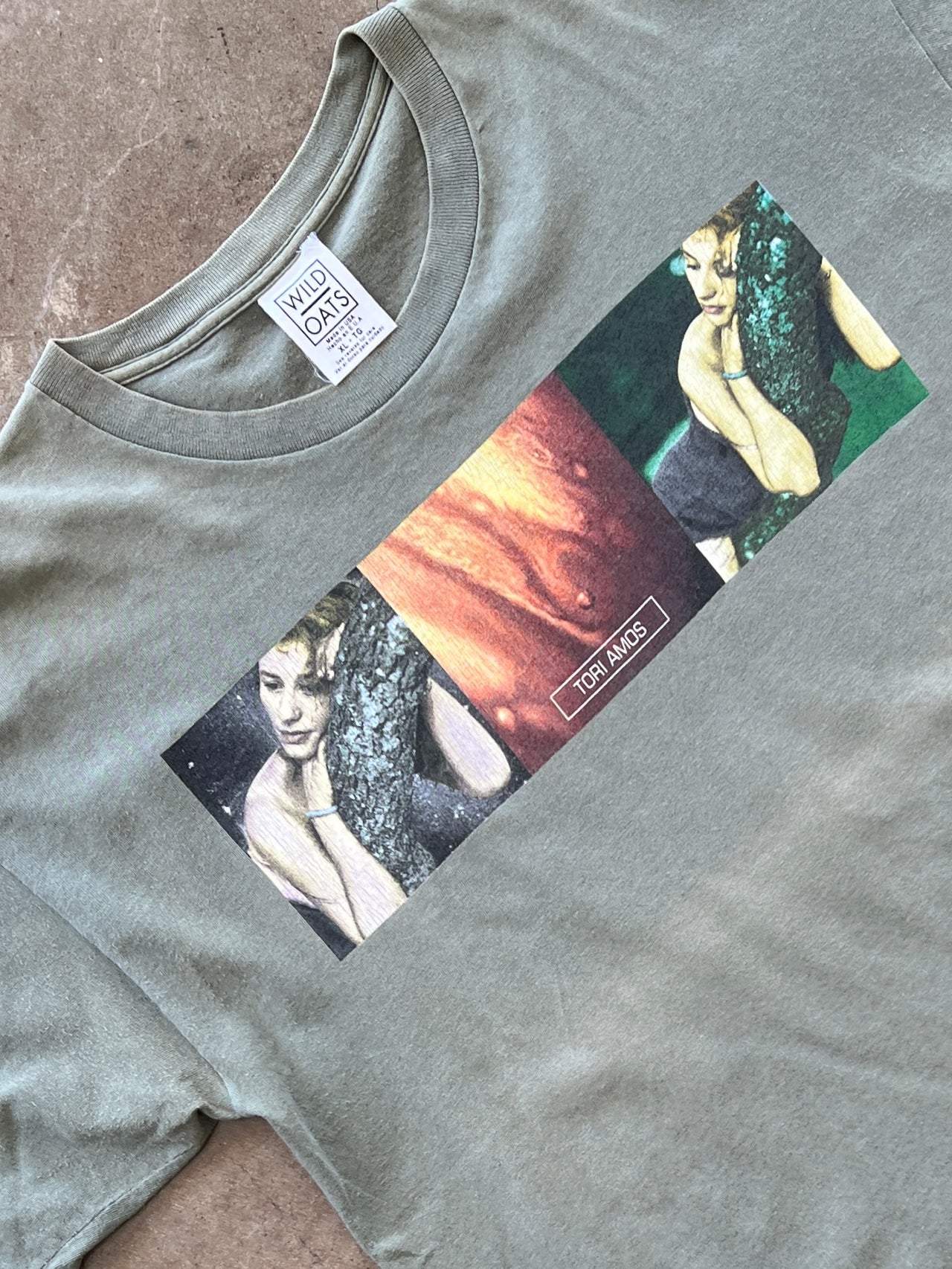 1996 90s Tori Amos Dew Drop Inn Tour Concert Band Wild Oats Tee