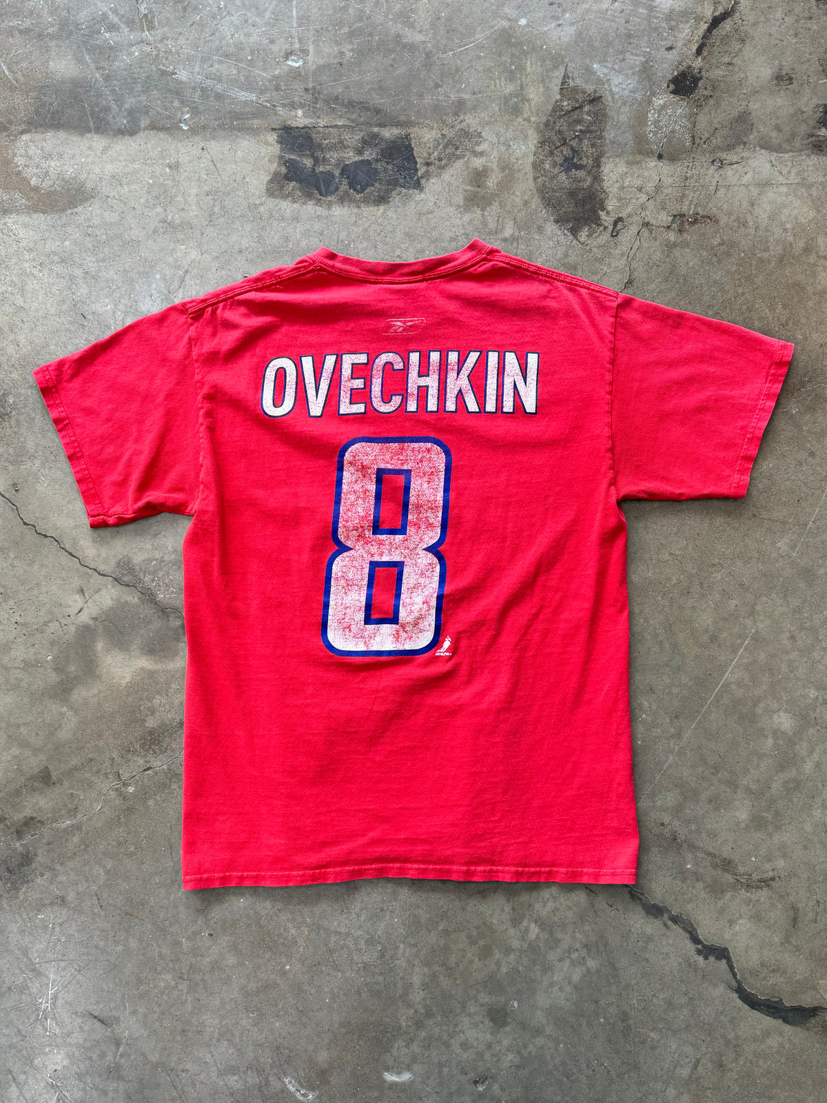 Vintage NHL Washington Capital Ovechkin 8 Player Tee Medium