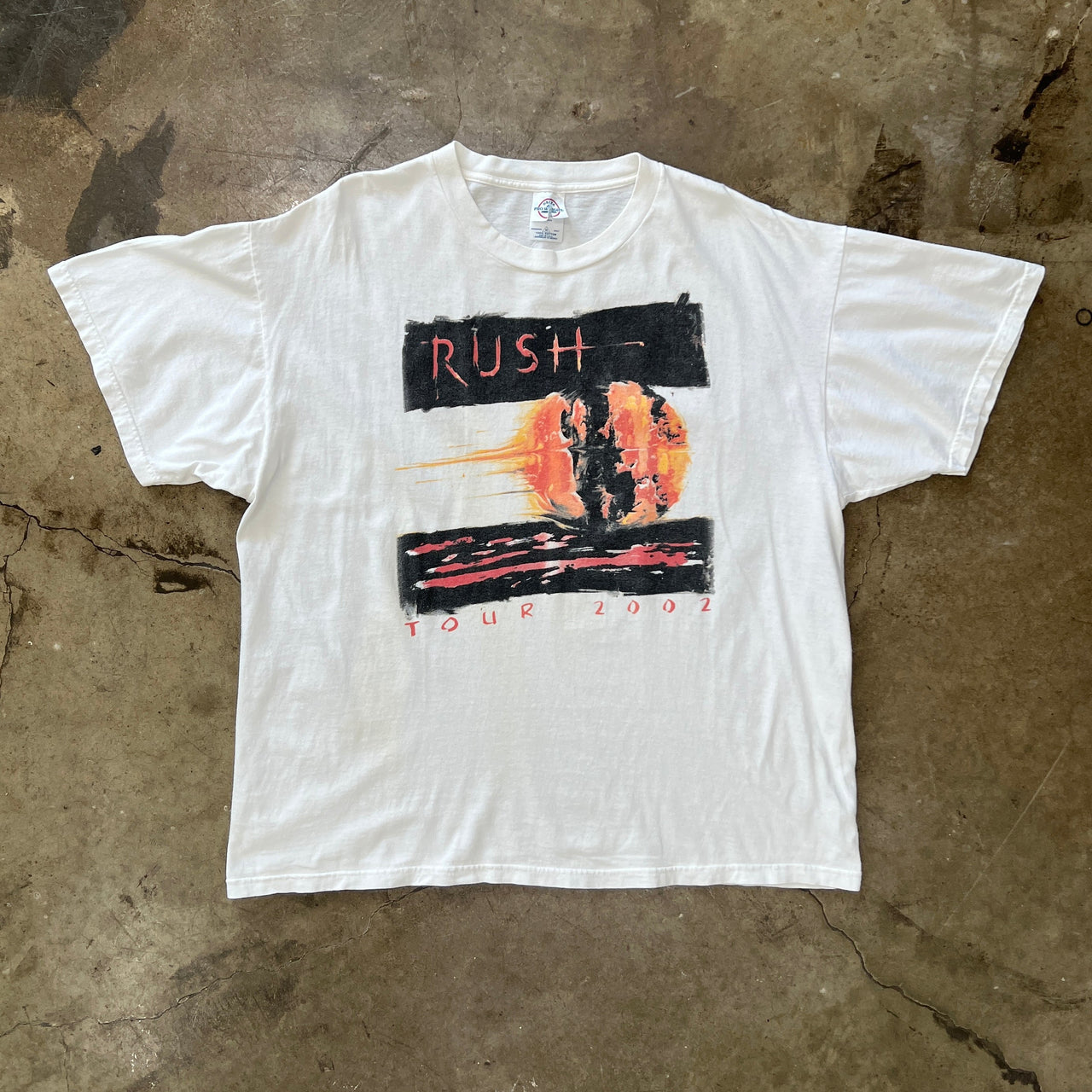 2002 Rush Vapor Trails Tour Tee