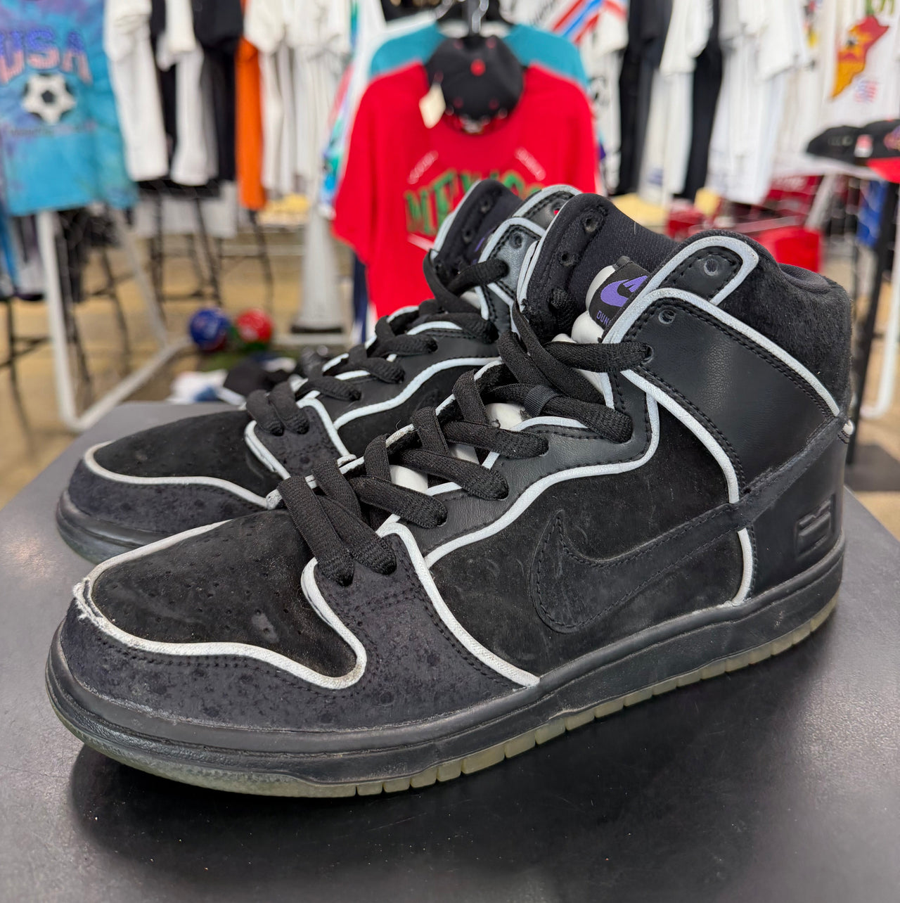 Nike SB Dunk High Black Purple Box (2016)