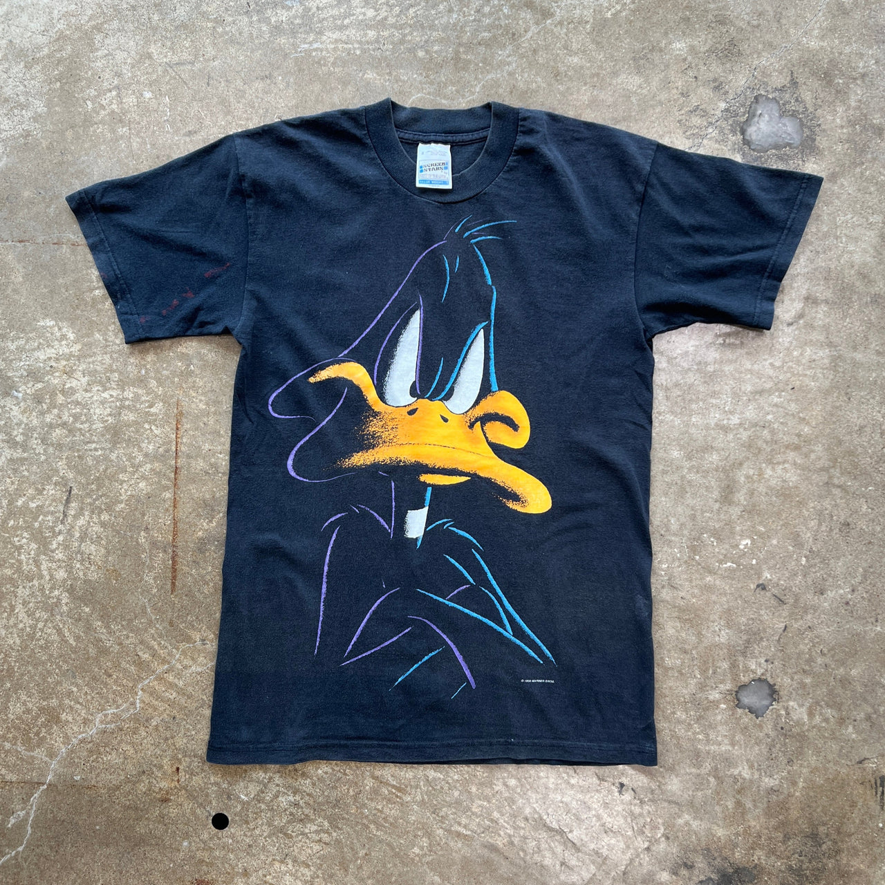 1998 Looney Tunes Daffy Duck BLACKOUT Tee