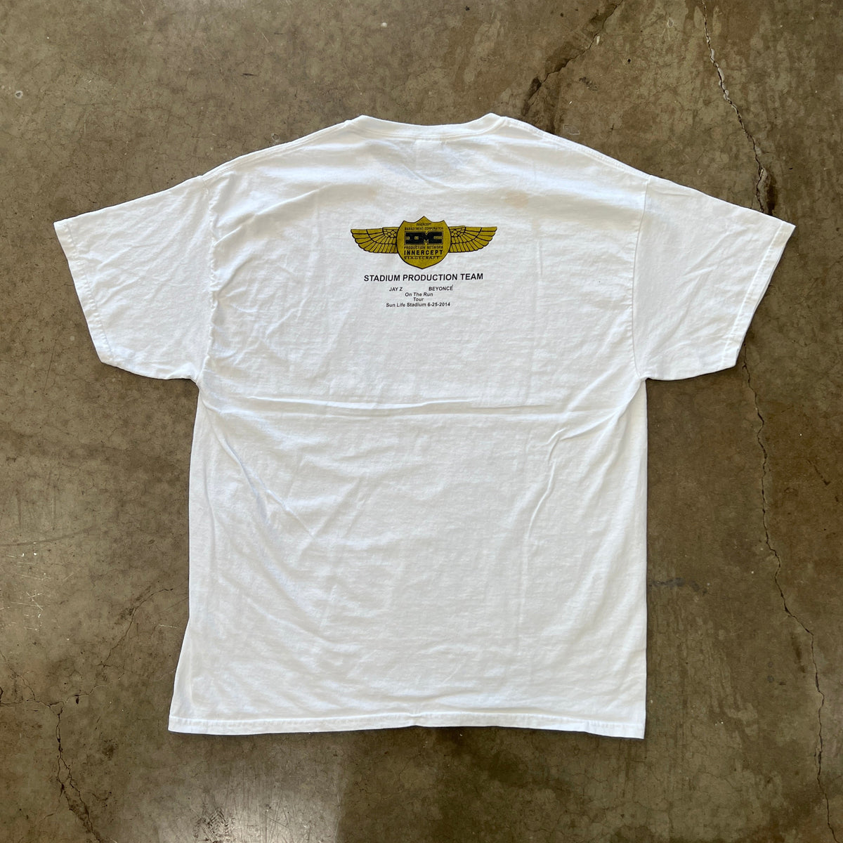 Jay Z Beyonce On The Run Tour Production Team Tee