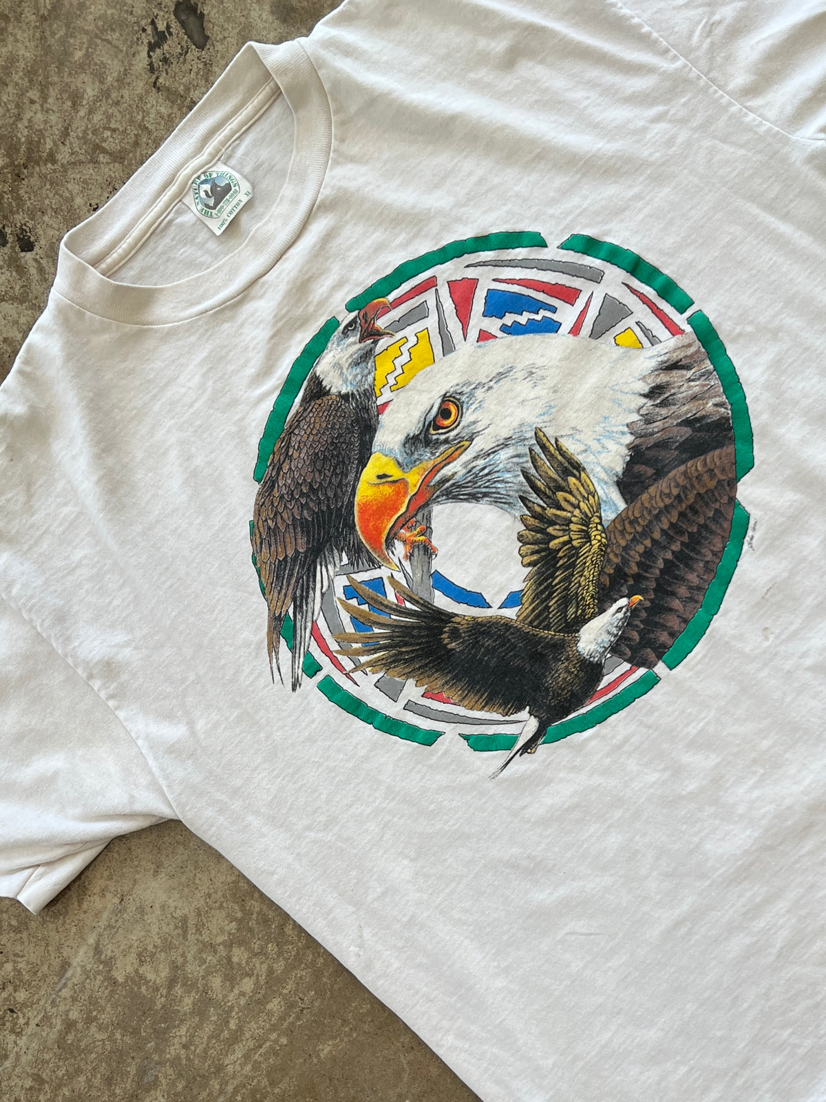 90s USA Eagle Nature Tee Single Stitch