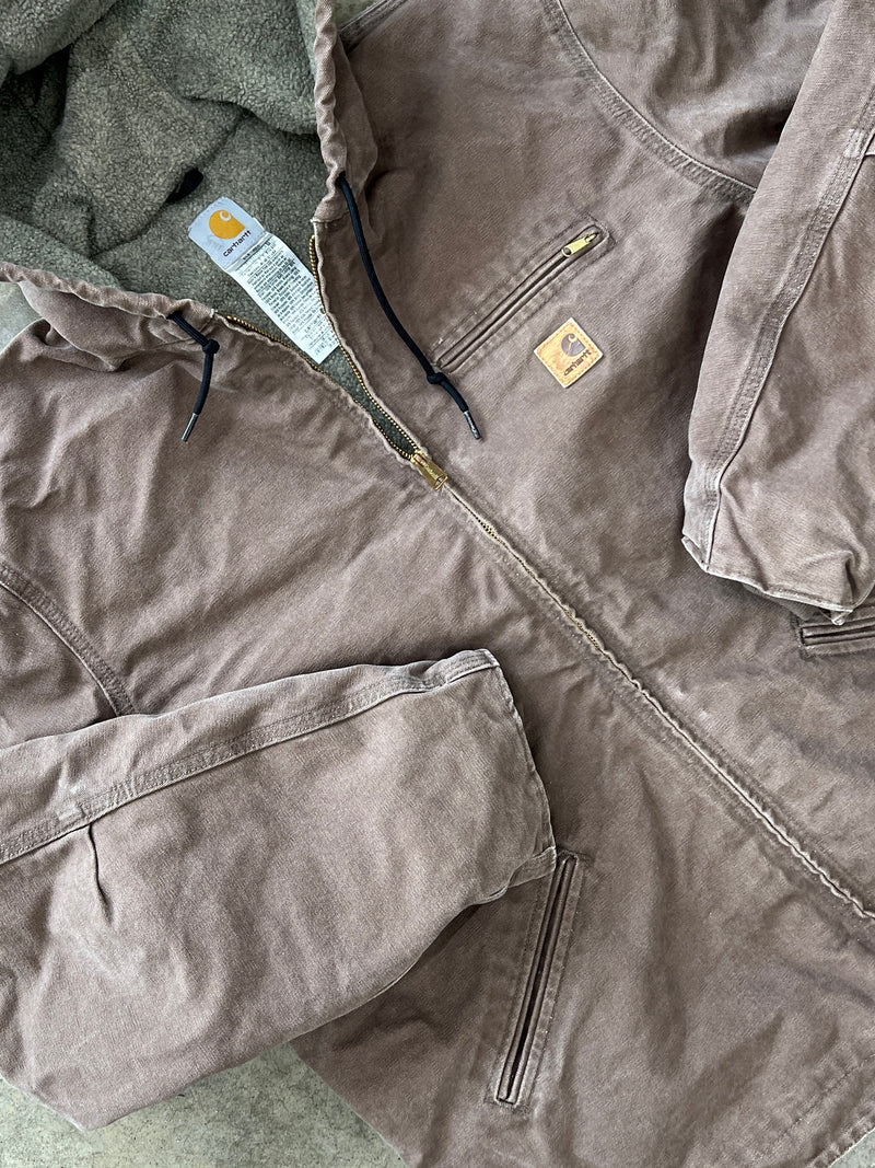 Carhartt Full Zip Sherpa Lined Work Jacket XL