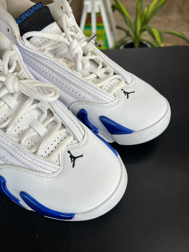 Air Jordan 14 White Hyper Royal