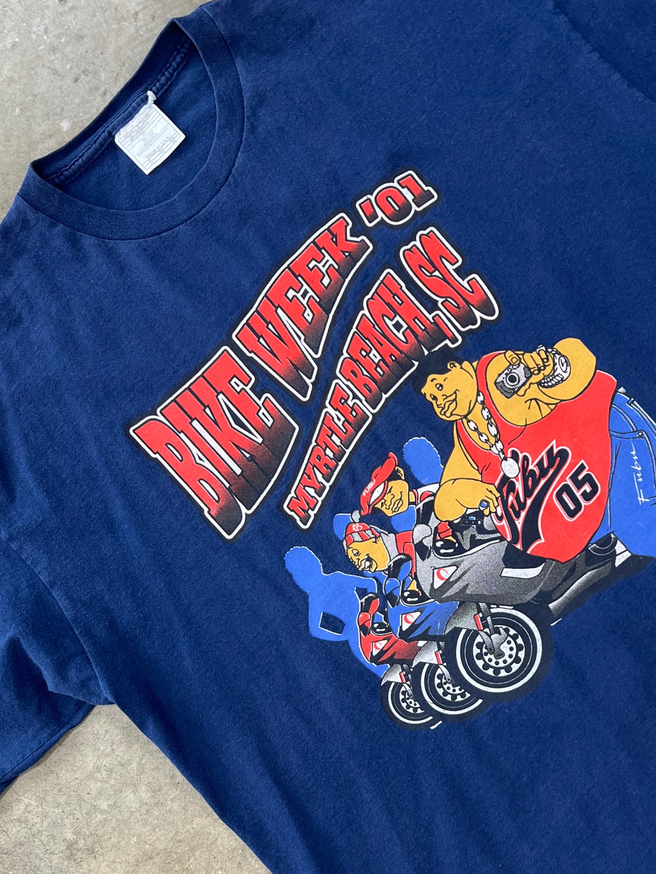 2001 Fat Albert Bike Week Myrtle Beach Tee