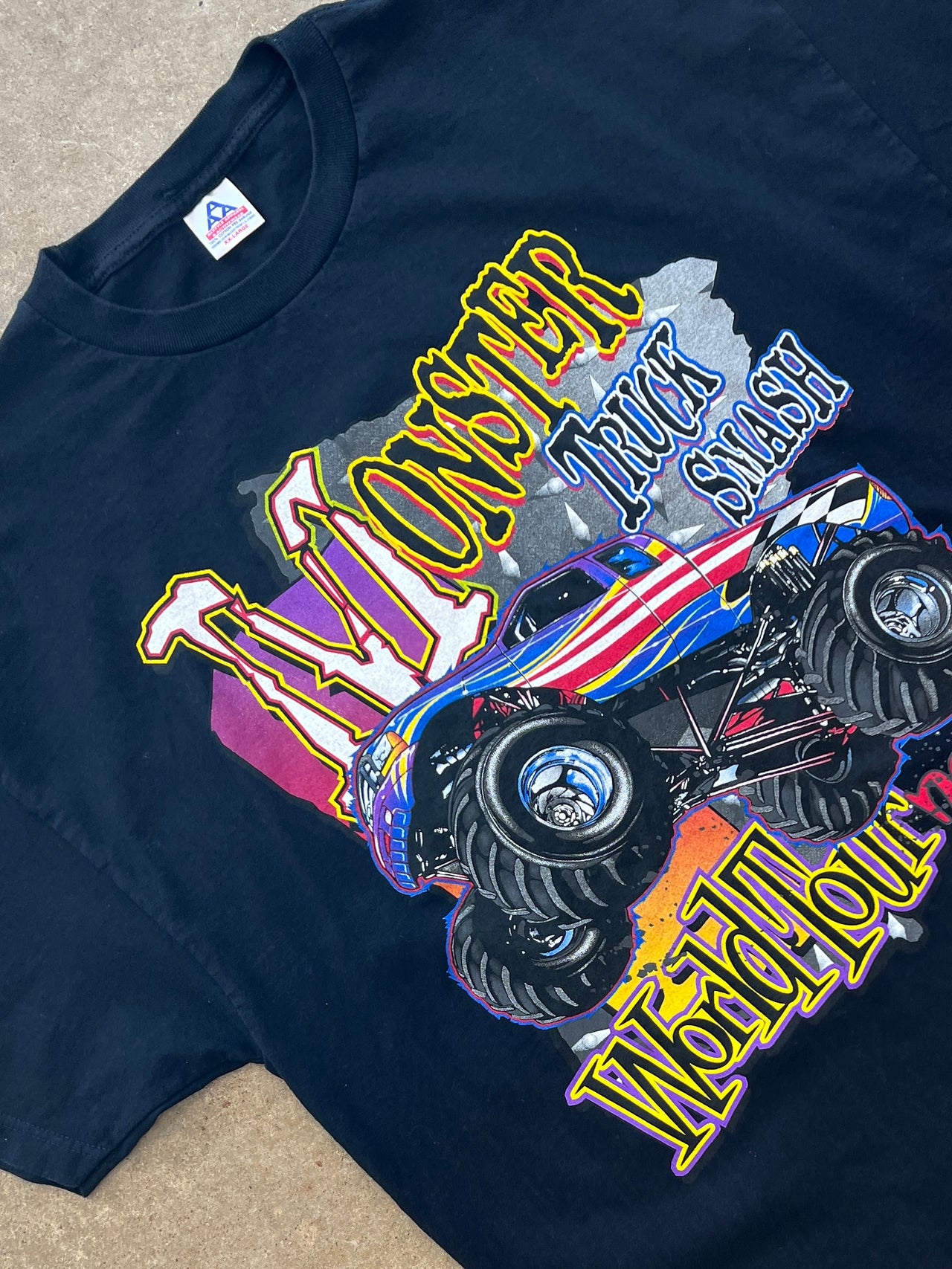 2001 Y2K Monster Truck Jam Word Tour Tee